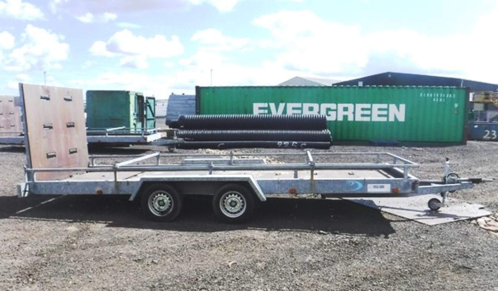 2003 WESTERN 18' x 6' twin axle trailer c/w 5' ramp. Max gross weight 2000kgs. VIN SEWTTRT203BG50014 - Image 6 of 11