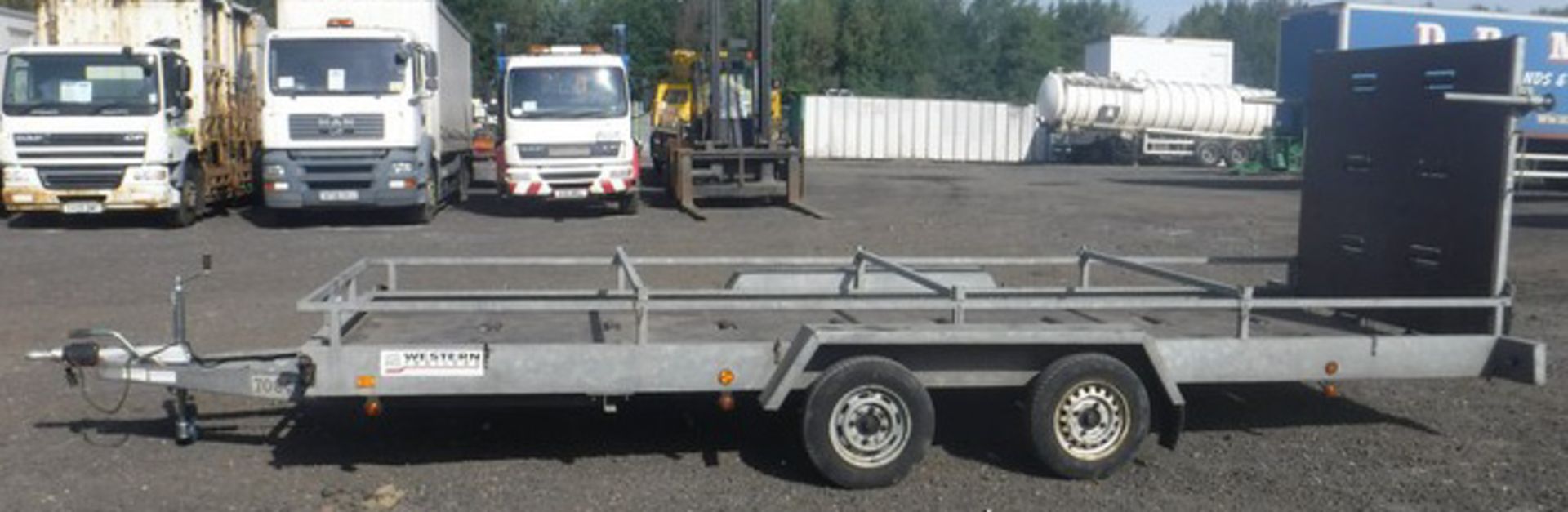 1999 WESTERN TRAILERS 18' x 6' twin axle trailer c/w 5' ramp. Max gross weight 2000kgs. VIN - SEWTTR - Image 11 of 12