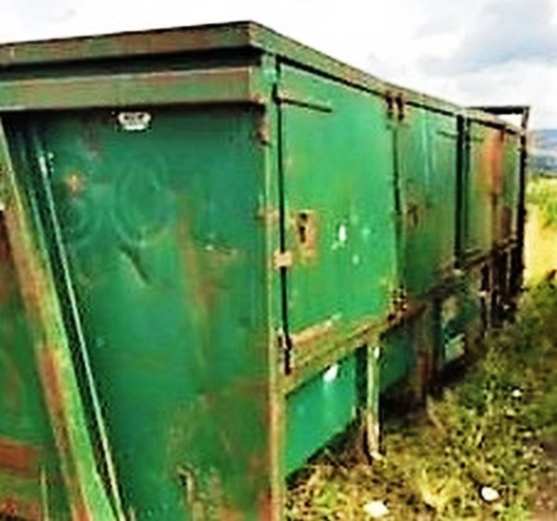 SKIP UNITS - side opening skip. **To be sold from Errol auction site. Viewing and uplift from Lowe