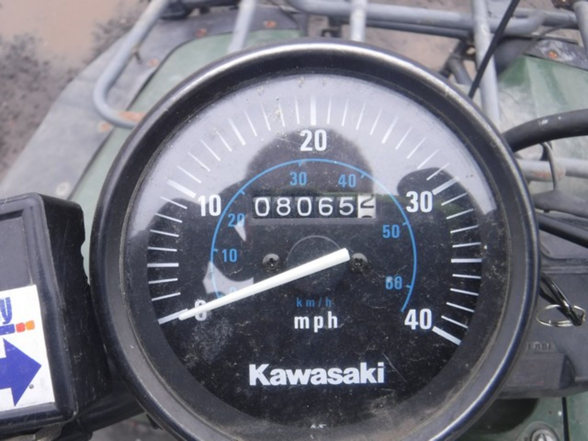 KAWASAKI KLF300 quad. Dual mode differential. Reg - SF06UGY. 8065hrs (not verified) Asset - GS060390 - Bild 2 aus 10