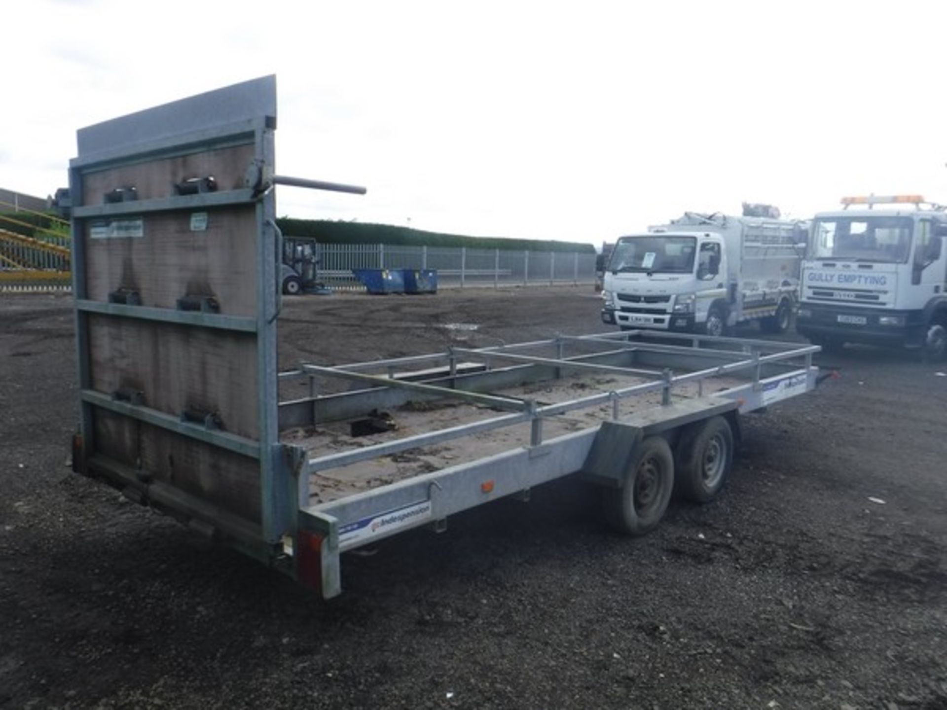 INDESPENSION LTD 18'x6' twin axle trailer c/w 5' ramp. Max gross weight 2000kg. VIN 076763. Asset No - Image 8 of 12