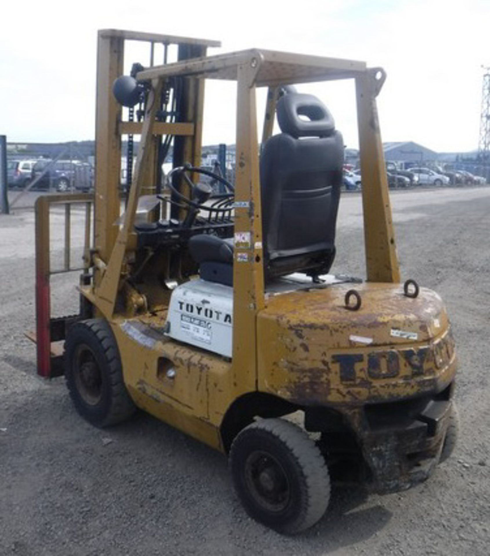 TOYOTA diesel forklift, 285hrs (not verified) - Image 10 of 12