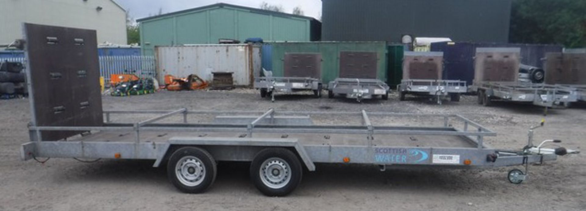 2003 WESTERN TRAILERS 18' x 6' twin axle trailer c/w 5ft ramp. VIN - SEWTTRT203BG. Asset - 1731 - Image 7 of 12