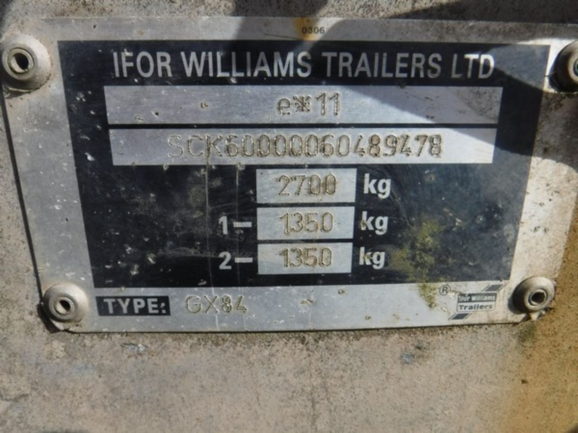 IFOR WILLIAMS 4 wheel plant trailer - Image 5 of 5