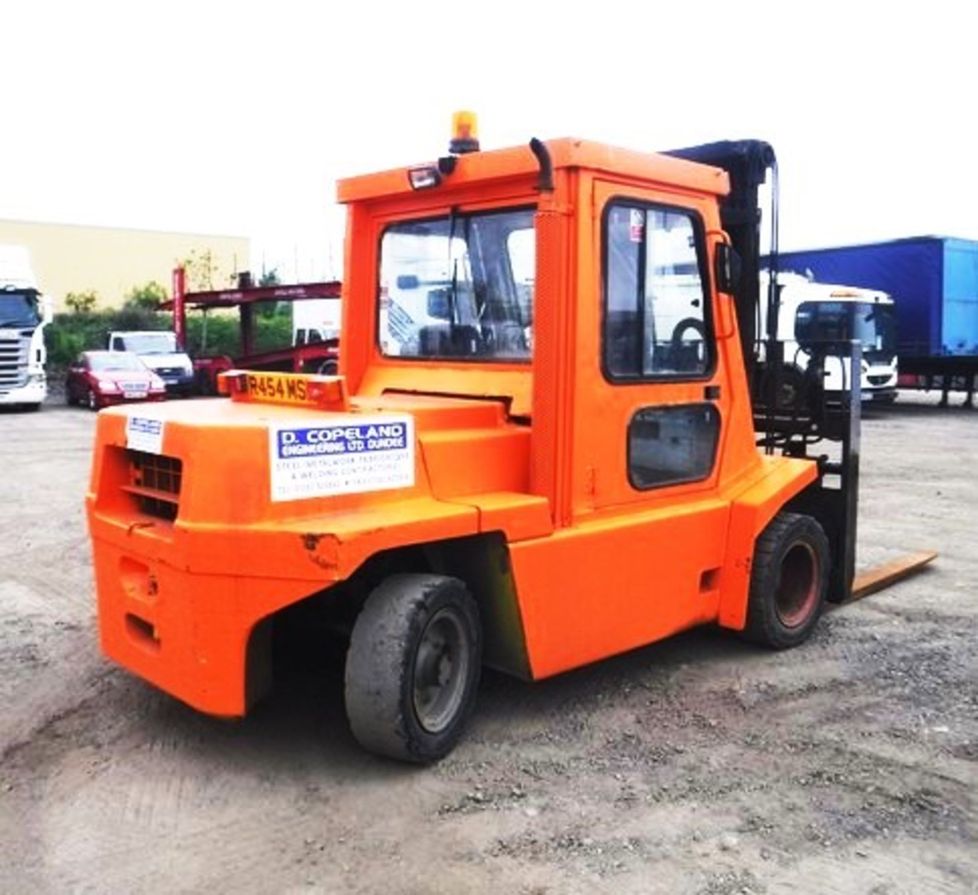 FIAT 8T FORKLIFT s/n 9449820 3665hrs (not verified). Reg No 454MSA - Image 14 of 17