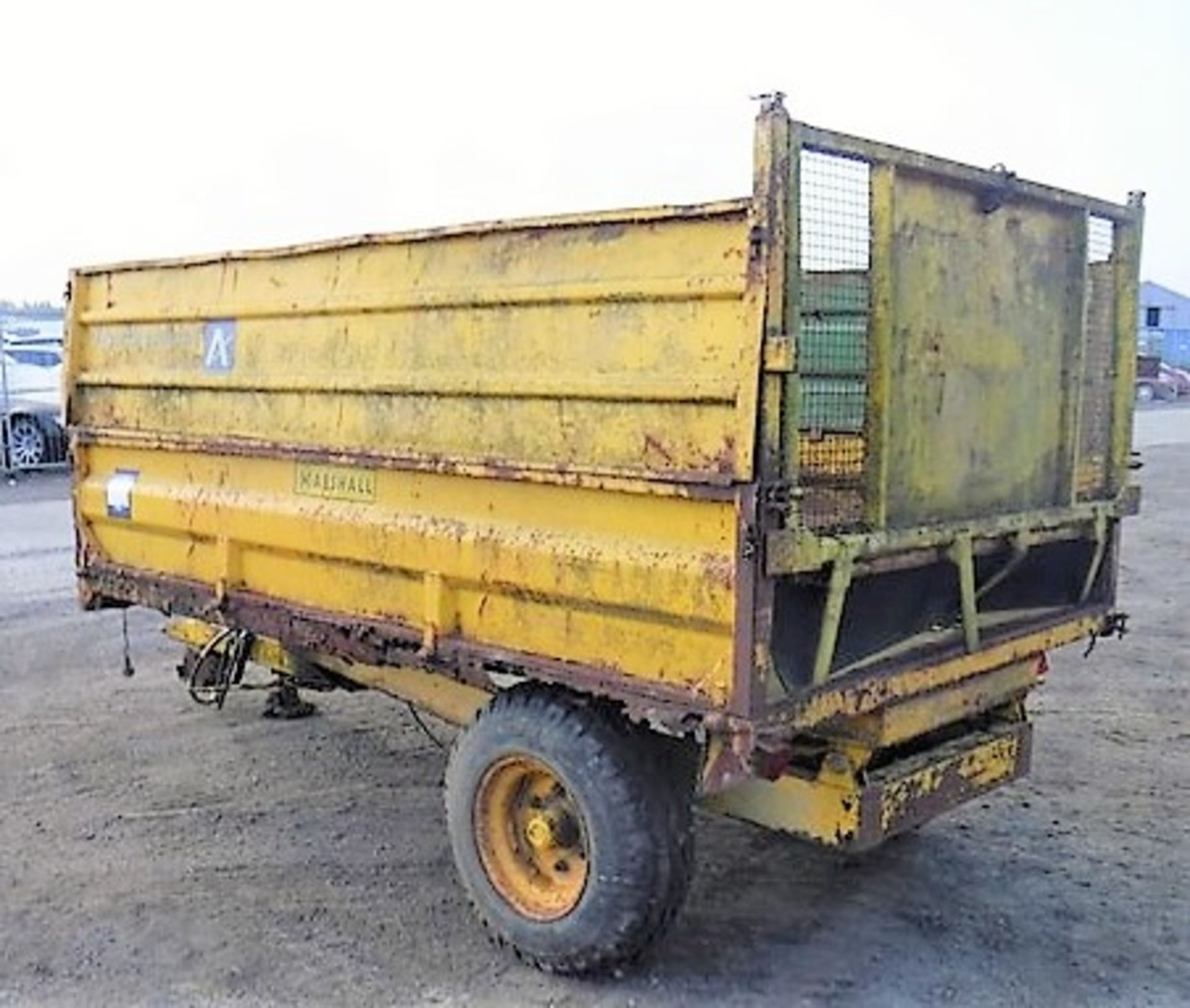 2003 MARSHALL S4 single axle AG21 tipping trailer. S/N 60502 - Image 4 of 7