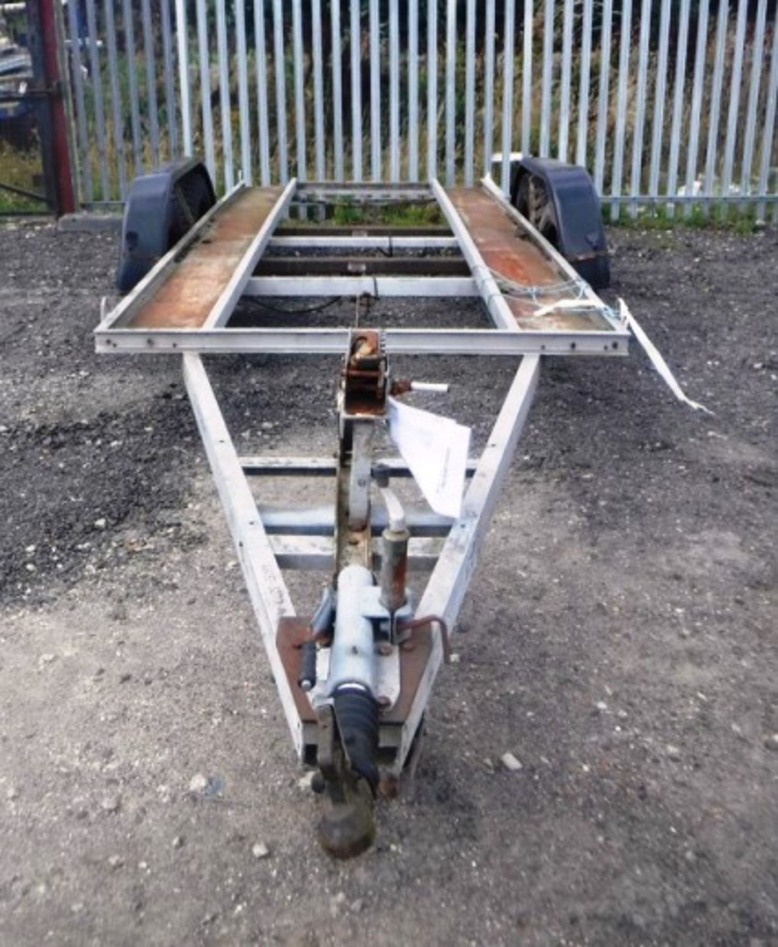 SL DALMORE twin axle car trailer. 6ft x 4ft - Image 2 of 4