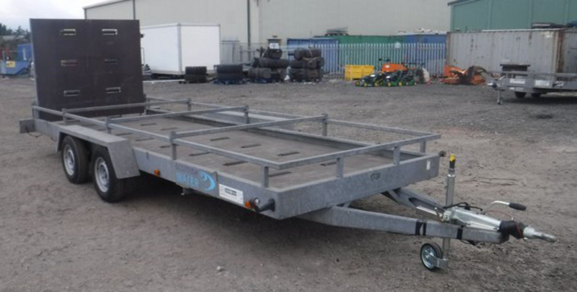 2003 WESTERN TRAILERS 18' x 6' twin axle trailer c/w 5ft ramp. VIN - SEWTTRT203BG. Asset - 1731 - Image 6 of 12