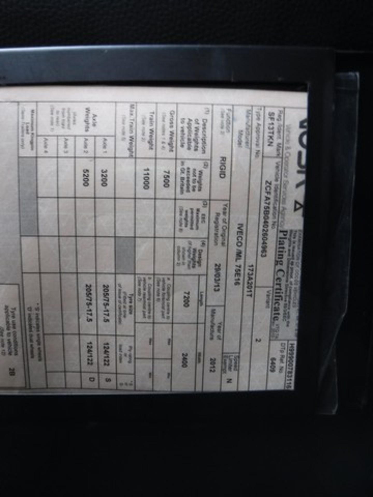 IVECO EUROCARGO (MY 2008) - 3920cc - Image 3 of 17