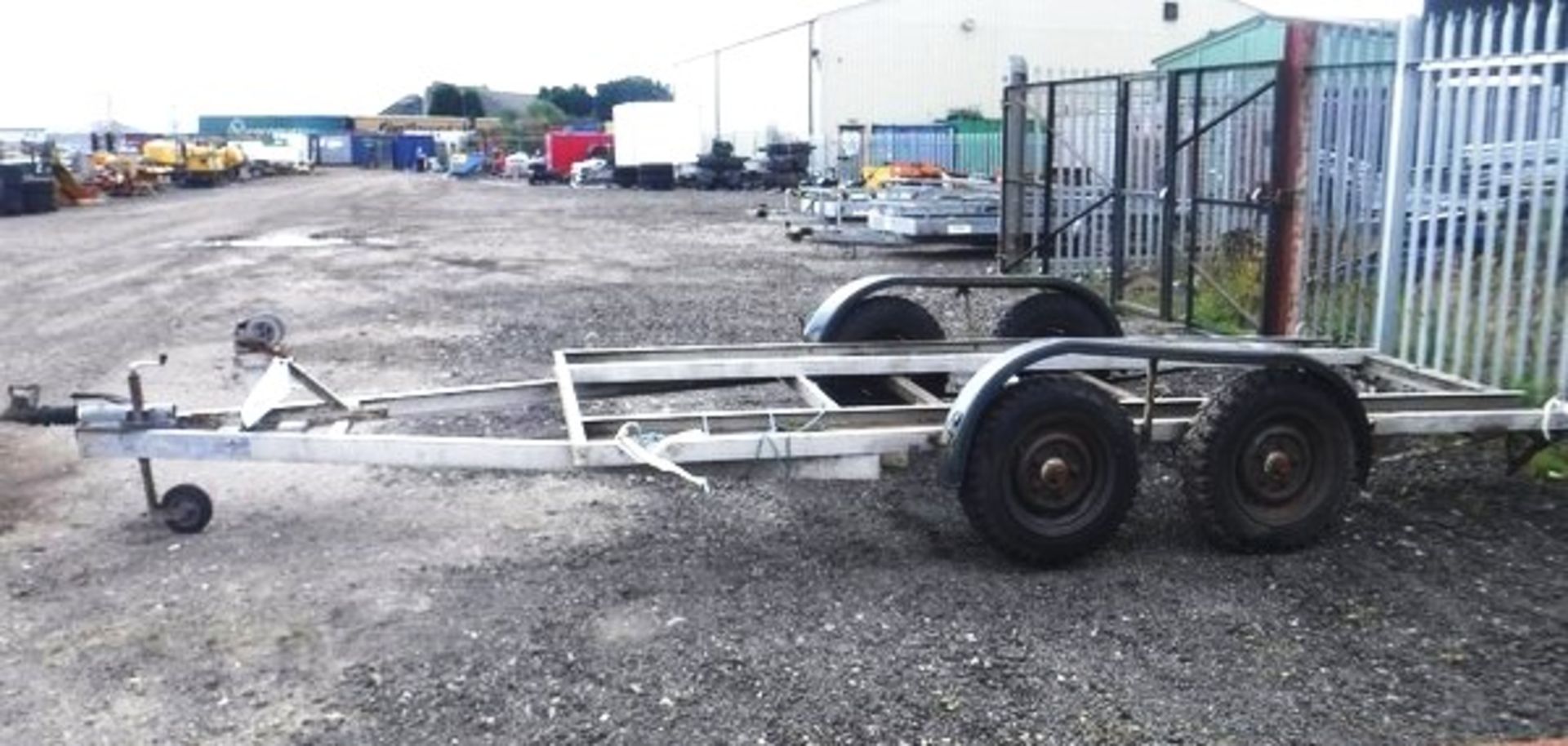 SL DALMORE twin axle car trailer. 6ft x 4ft