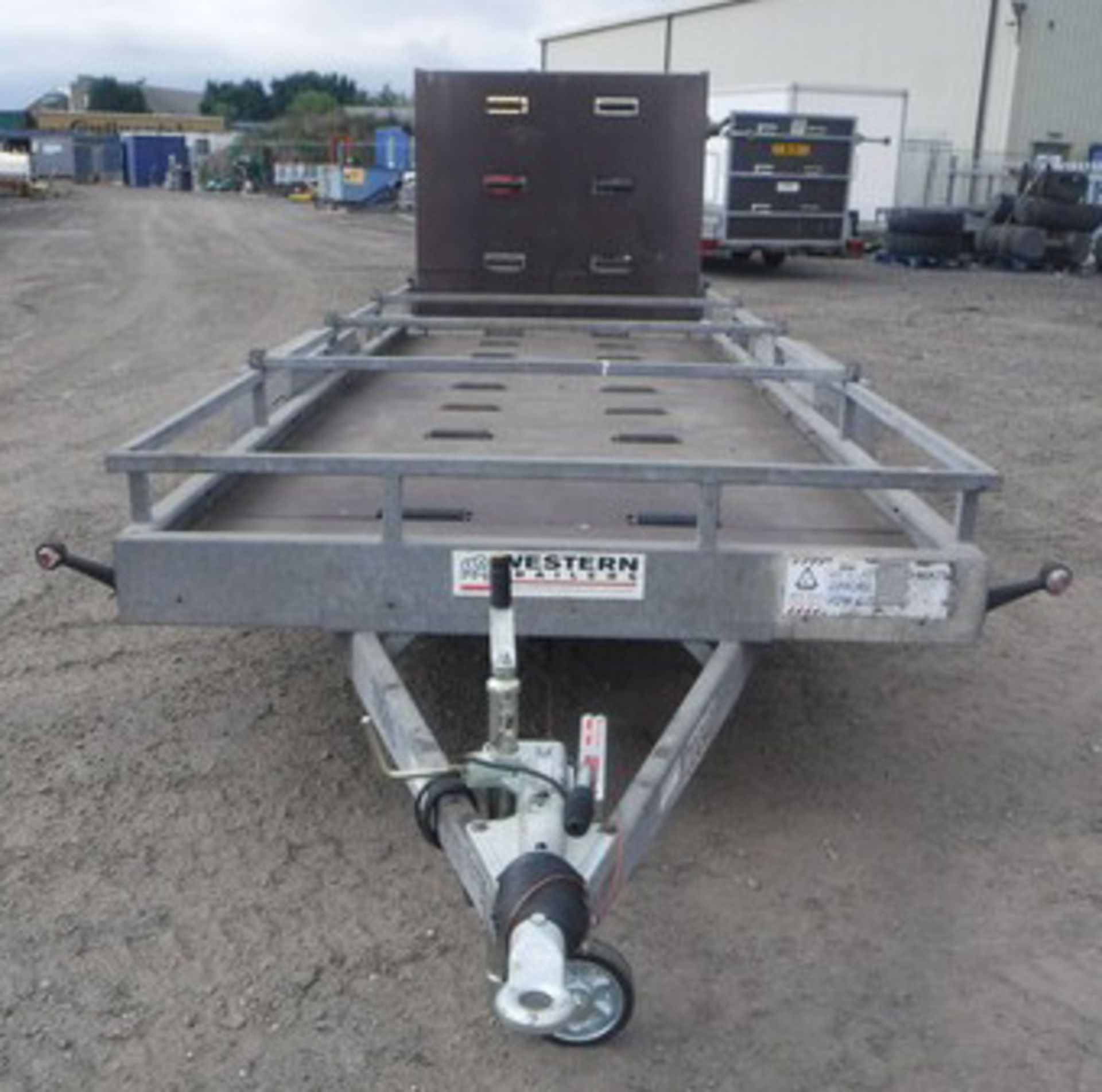 1999 WESTERN TRAILERS 18' x 6' twin axle trailer. c/w 5ft ramp. VIN - SEWTTRT203BG7637/3. Asset - 70 - Image 5 of 12