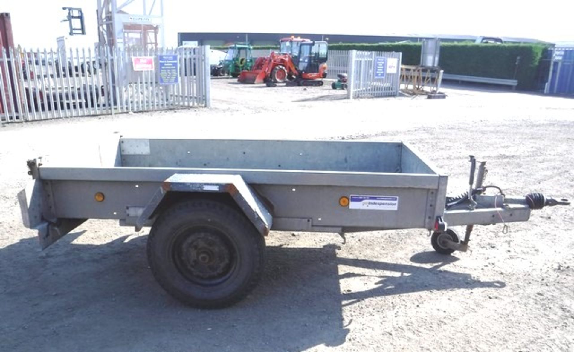 INDESPENSION single axle trailer. 8ft x 4ft. Asset - 758-6230 - Image 7 of 12