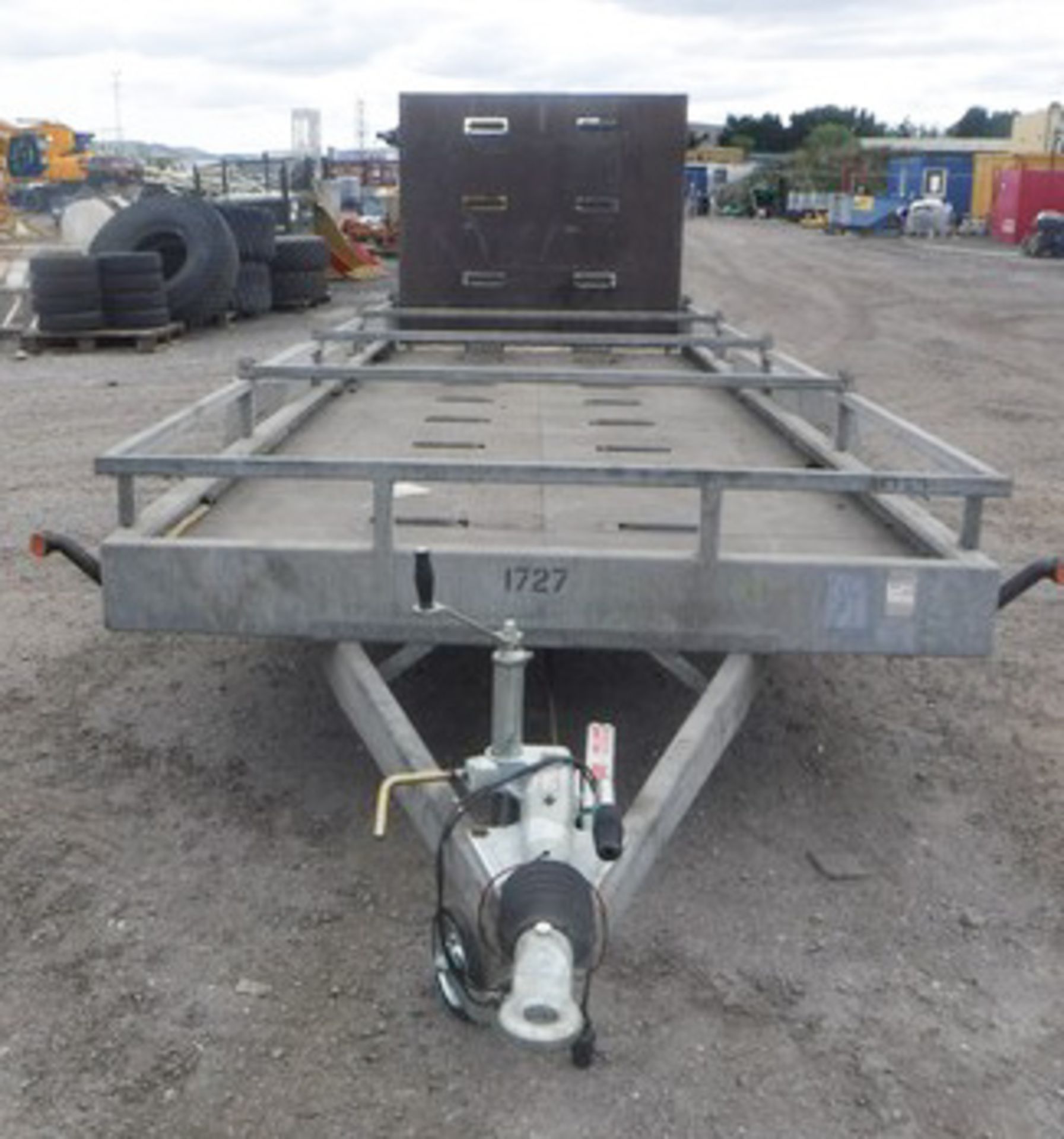 2003 WESTERN TRAILERS 18' x 6' twin axle trailer c/w 5ft ramp. VIN - SEWTTRT203BG50014/8. Asset - 1 - Image 4 of 11