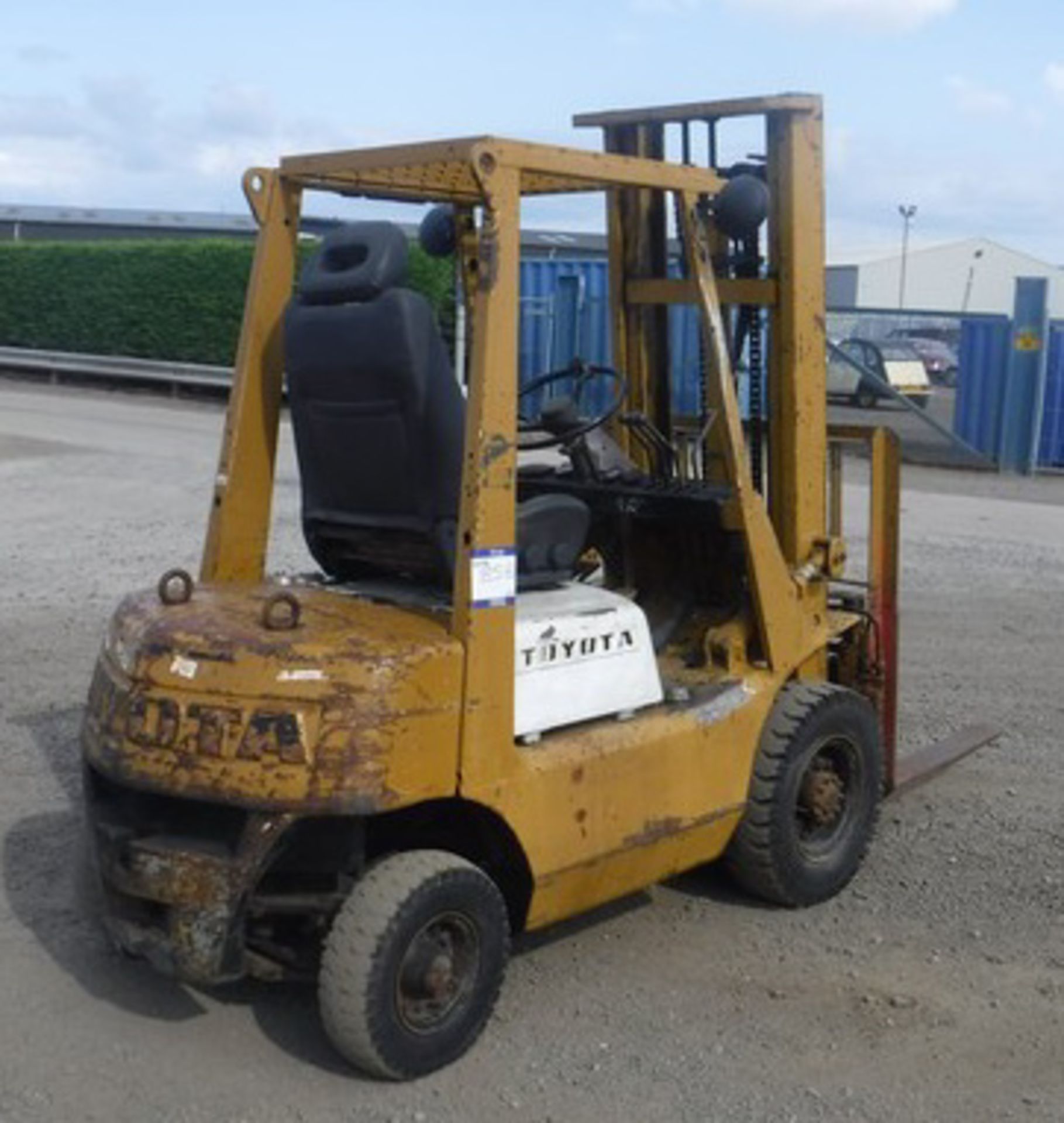 TOYOTA diesel forklift, 285hrs (not verified) - Image 8 of 12