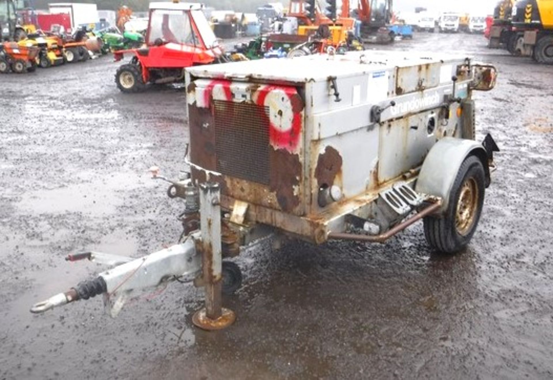 GRUNDO winch KW 4000 single axle. Asset - 747-9031