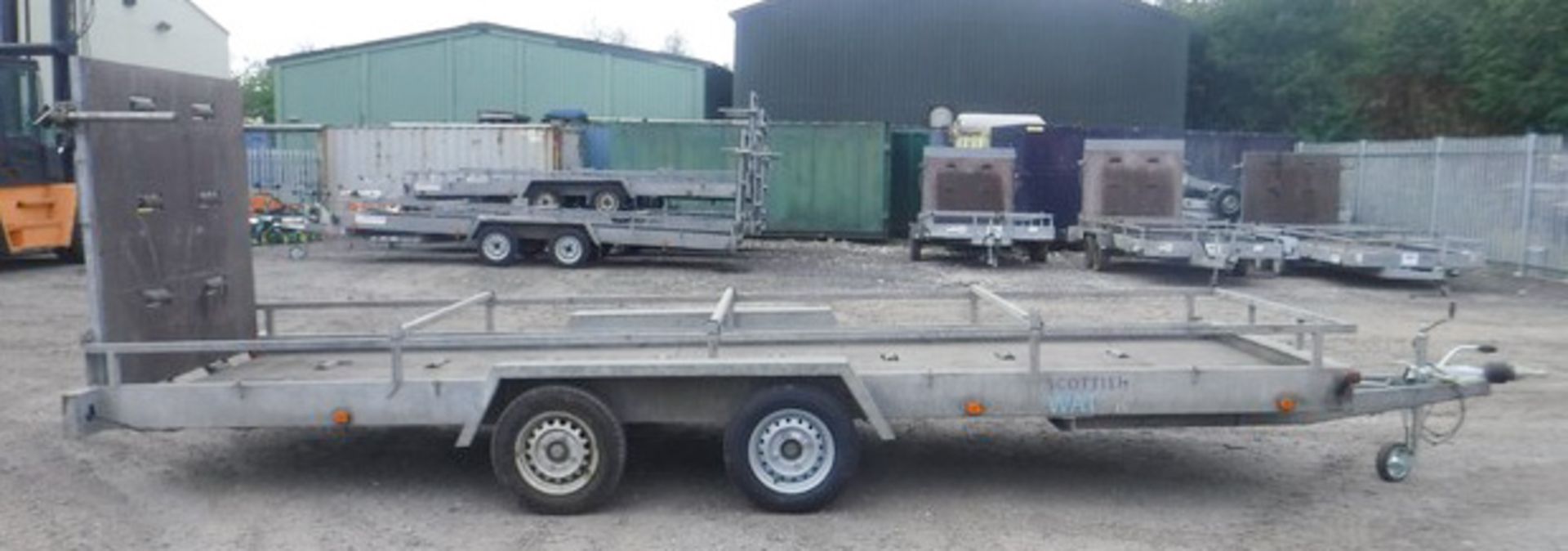 2003 WESTERN TRAILERS 18' x 6' twin axle trailer c/w 5ft ramp. VIN - SEWTTRT203BG50014/8. Asset - 1 - Image 6 of 11