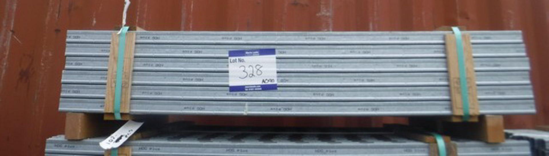 HILTI channel 1.5m long x 2mm - 108 lengths. New, used in construction for shelving.