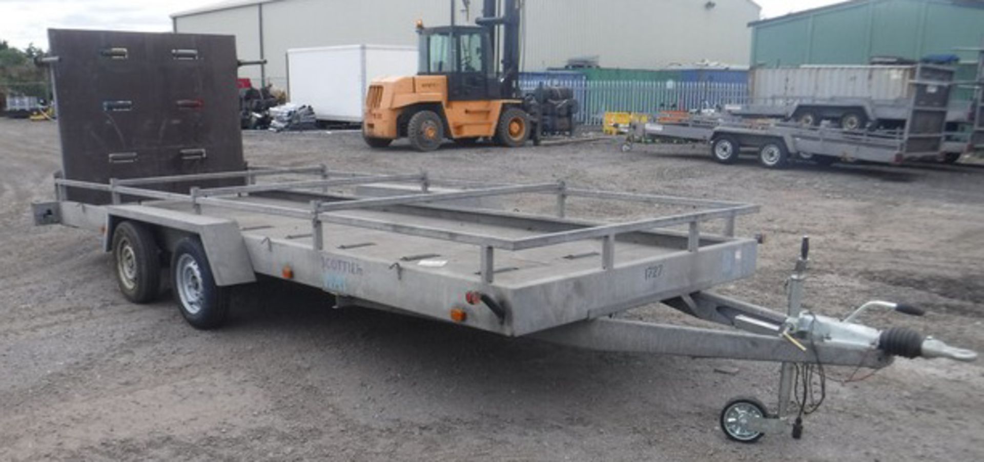 2003 WESTERN TRAILERS 18' x 6' twin axle trailer c/w 5ft ramp. VIN - SEWTTRT203BG50014/8. Asset - 1 - Image 5 of 11