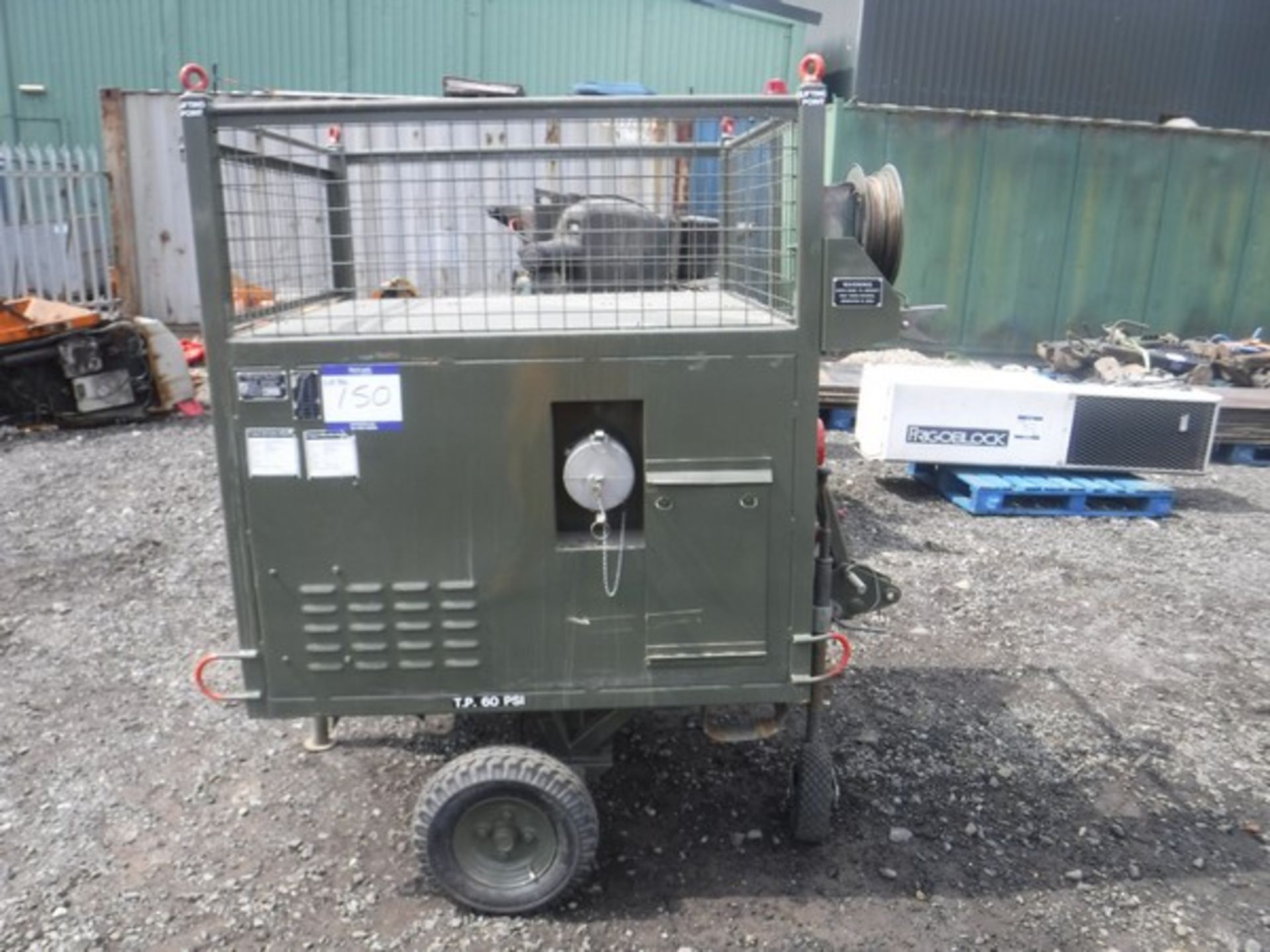 2000 DEHUMIDIFICATION trolley for small aircraft with Lister Petter diesel engine generator 1301hrs - Image 2 of 6