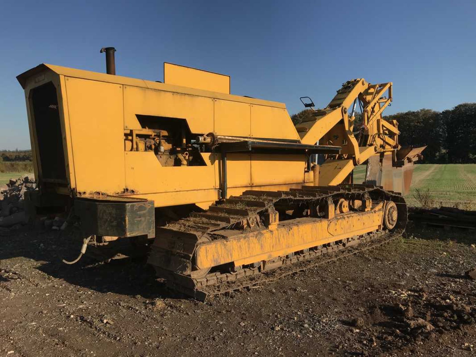 1984 INTER-DRAIN LTD Trenchless. Model 2032GP. S/N D84051. Tracked trencher. Trimble laser control s - Image 17 of 30