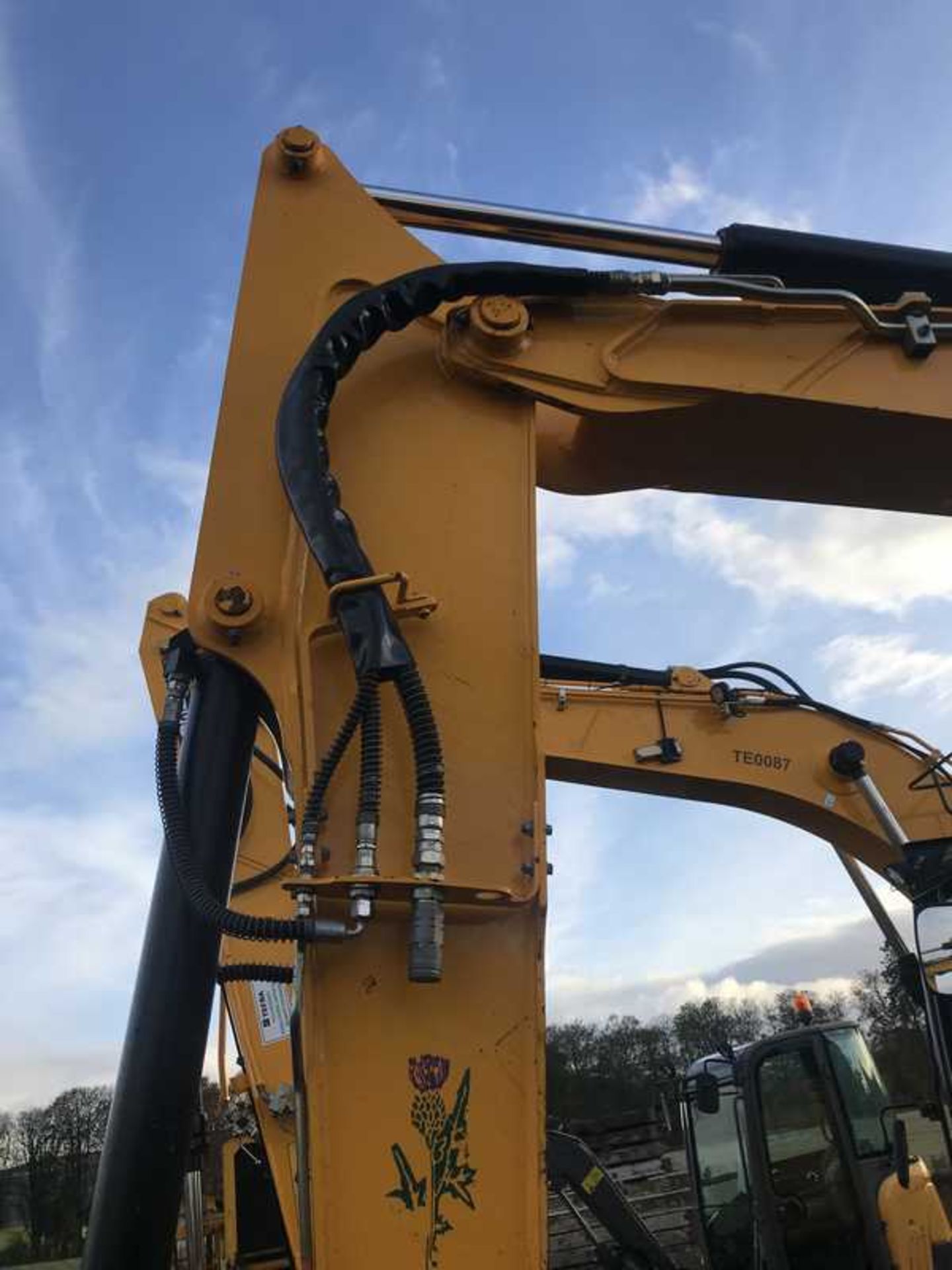 2015 JCB 85Z-1 midi-excavator c/w rubber tracks, q/hitch, air con, bladeVIN - JCB085Z1E02249176 48 - Image 9 of 26