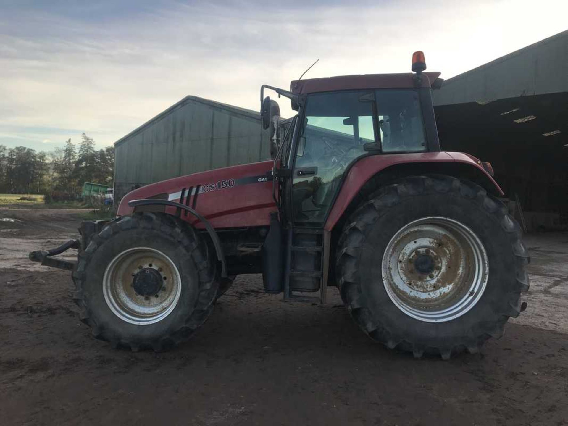 2002 CASE C150 4 wd tractor Reg No PX51 FDN 9340 hrs (not verified) - Bild 5 aus 15