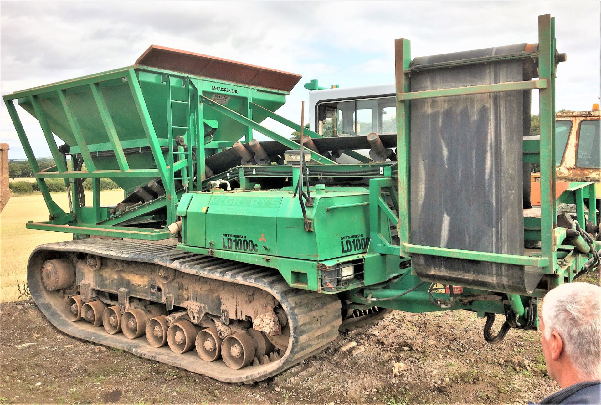 MITSUBISHI LD1000C tracked dumper c/w McCusker Engineering Hopper & Kattrack cab 6,085 hrs (not veri - Image 10 of 24