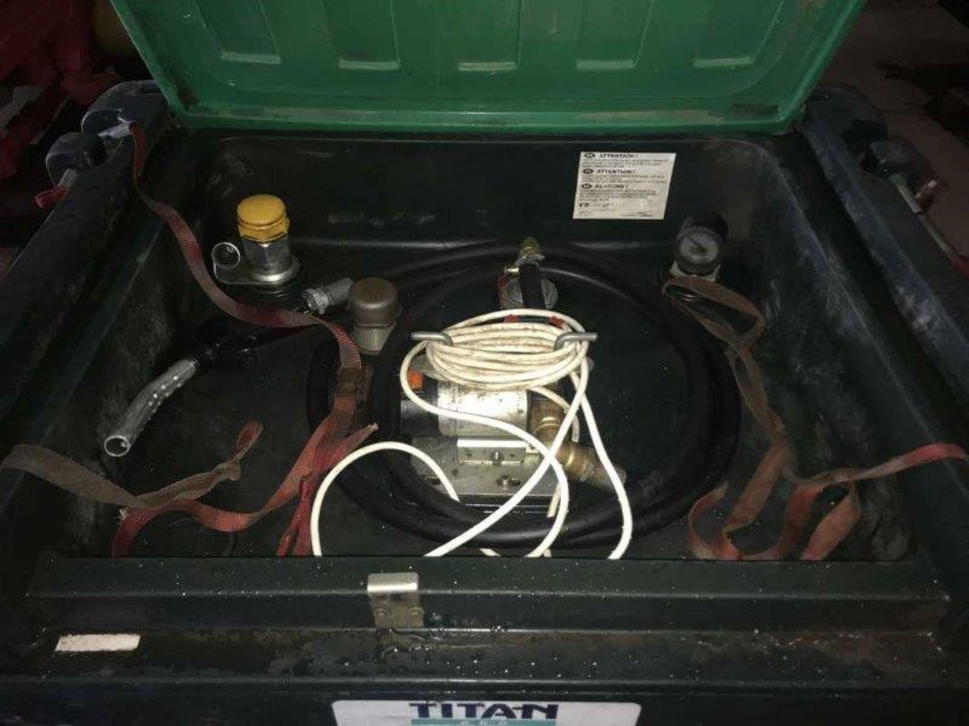 TITAN ECO TRUCKMASTER BUNDED FUEL TANK C/W 12V PUMP HOSE AND NOZZLE - Image 2 of 2