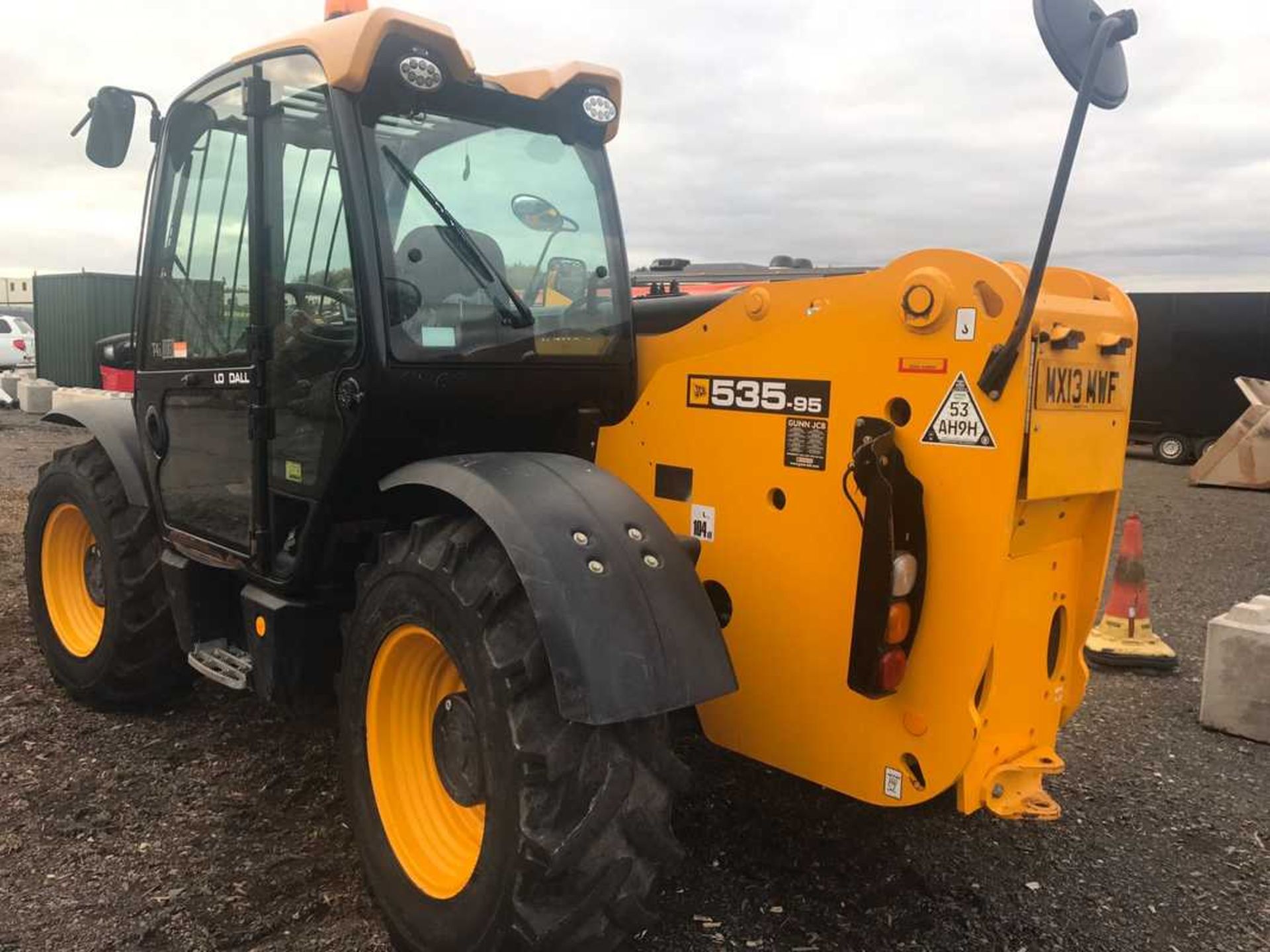 2013 JCB 535-95 TELESCOPIC FOLKLIFT LOW HOURS 771 HRS SOLD WITH NO BUCKETS OR FORKS REG MX13 MWF - Image 3 of 6