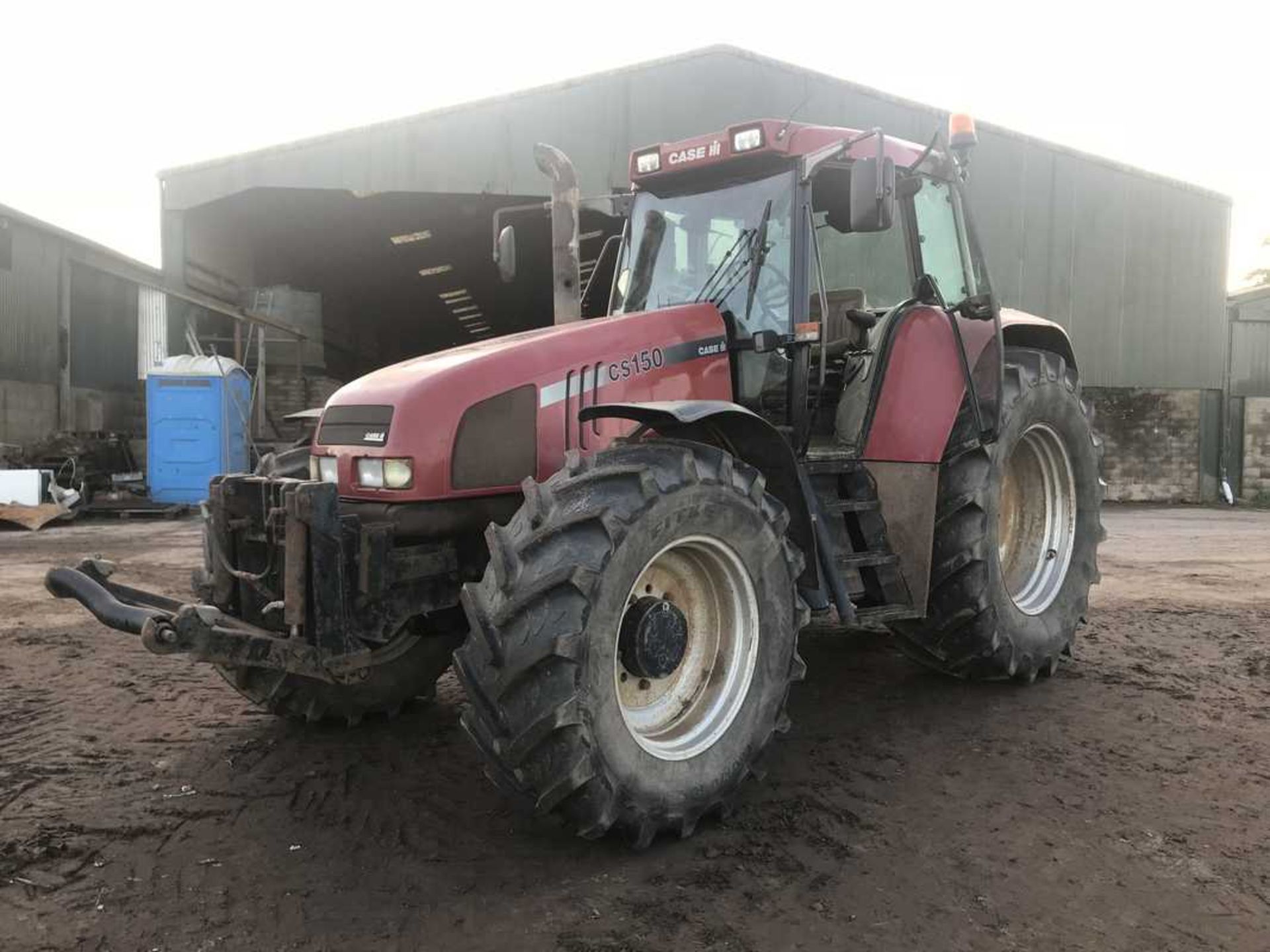 2002 CASE C150 4 wd tractor Reg No PX51 FDN 9340 hrs (not verified) - Image 3 of 15