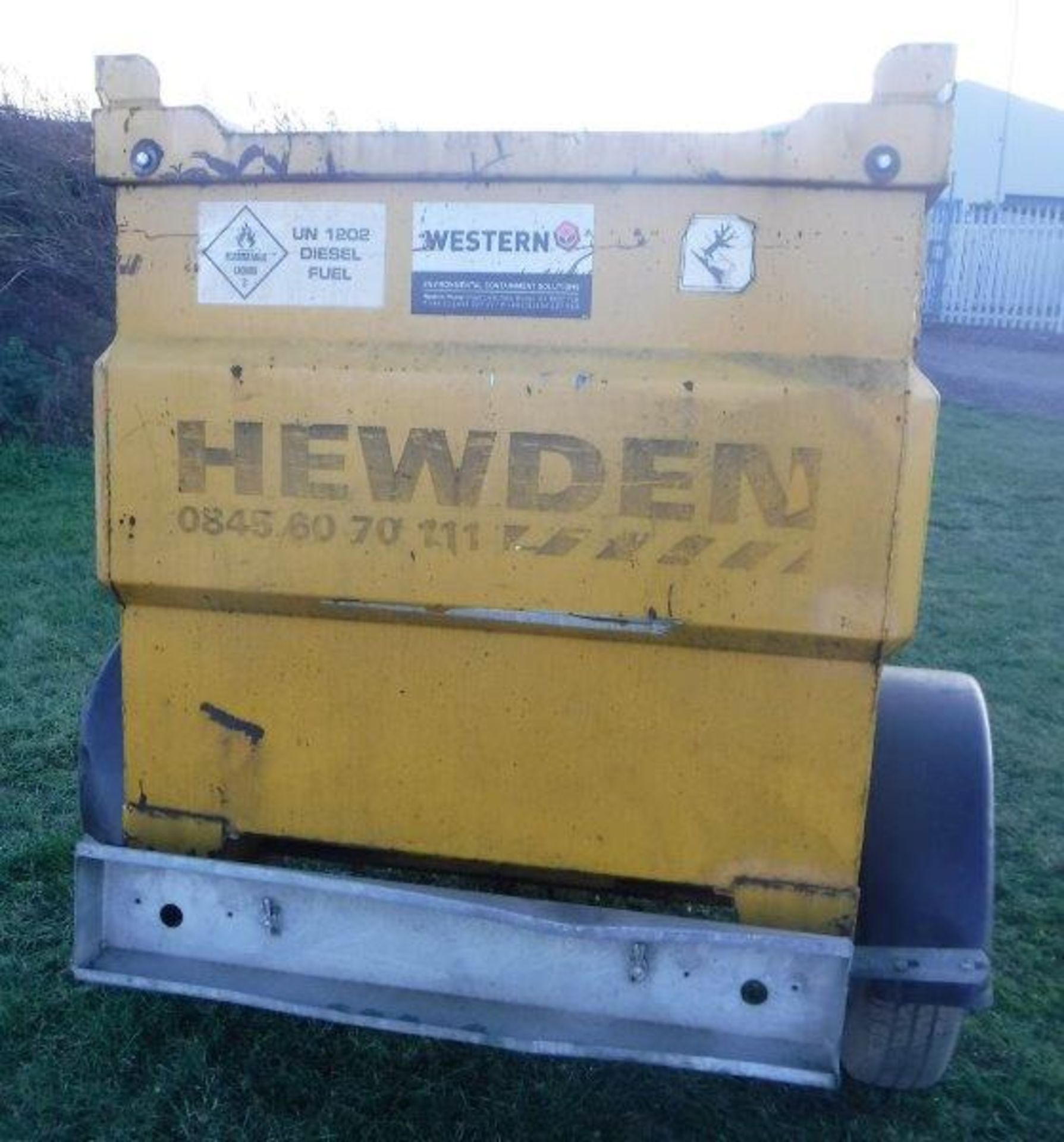 2008 WESTERN fastow 950ltr trans cube fuel bowser S/N 070505413997 (5007607) - Image 12 of 20