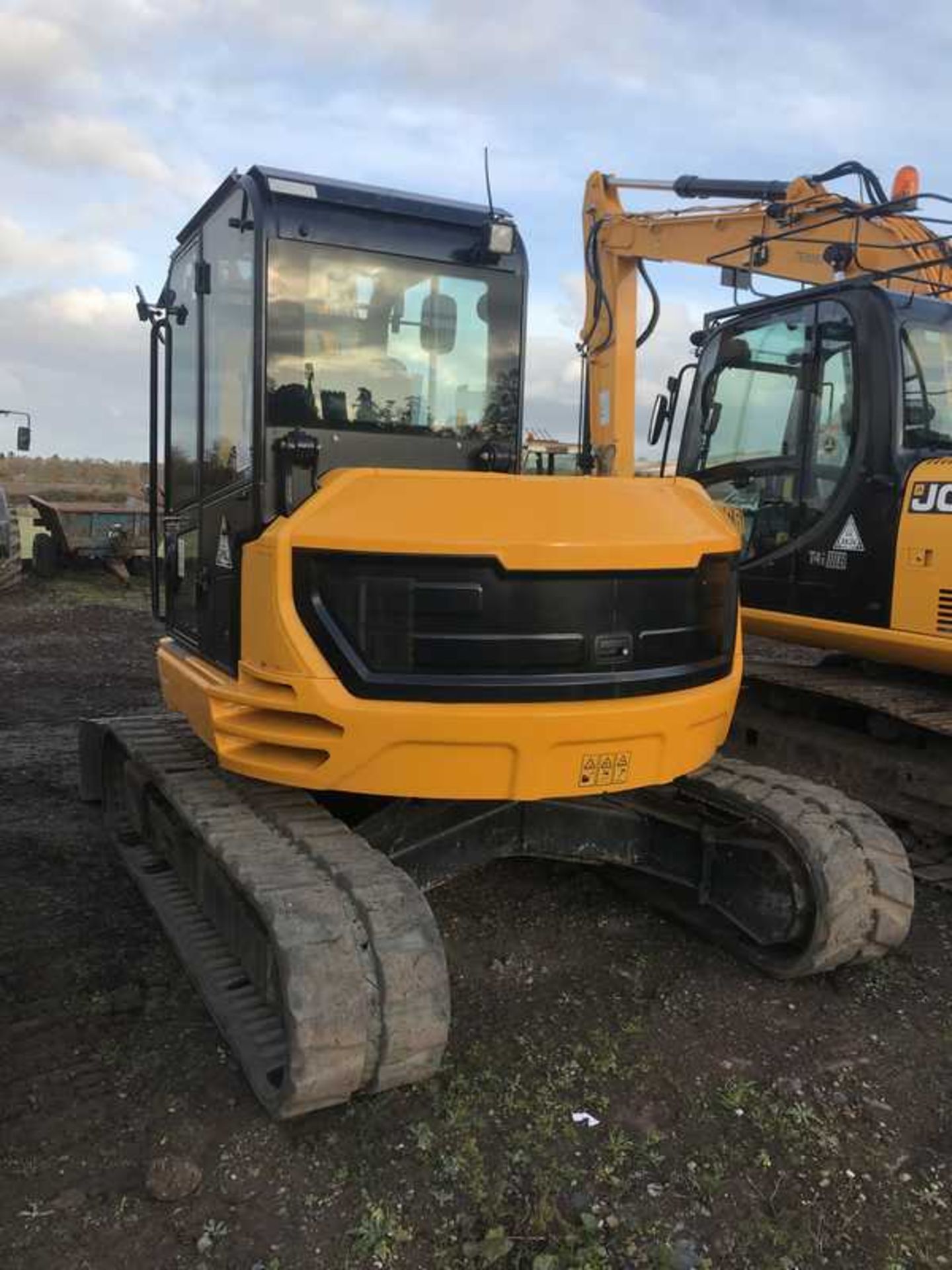 2015 JCB 85Z-1 midi-excavator c/w rubber tracks, q/hitch, air con, bladeVIN - JCB085Z1E02249176 48 - Bild 14 aus 26