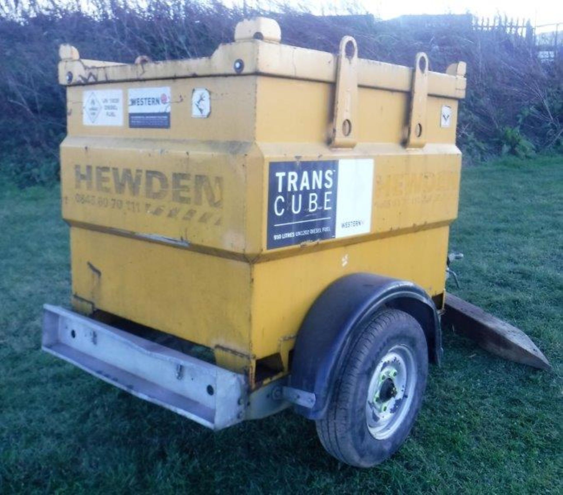 2008 WESTERN fastow 950ltr trans cube fuel bowser S/N 070505413997 (5007607) - Image 7 of 20