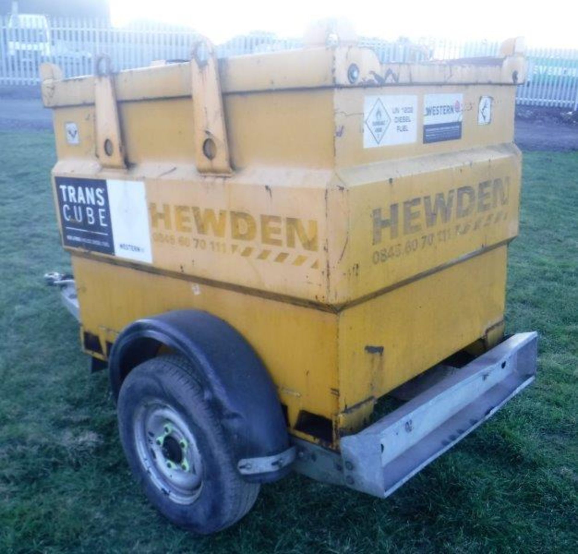 2008 WESTERN fastow 950ltr trans cube fuel bowser S/N 070505413997 (5007607) - Image 14 of 20