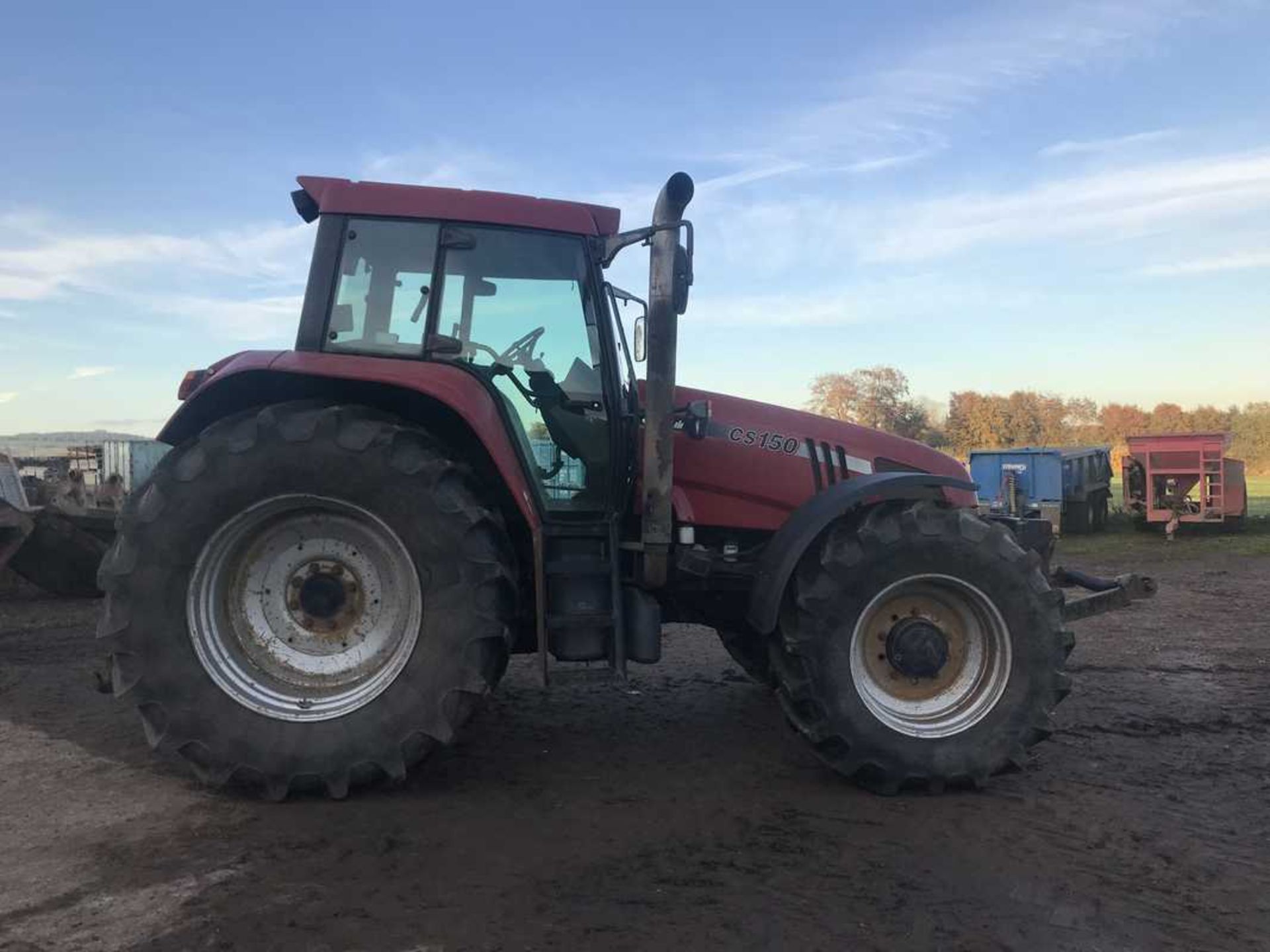 2002 CASE C150 4 wd tractor Reg No PX51 FDN 9340 hrs (not verified) - Image 9 of 15