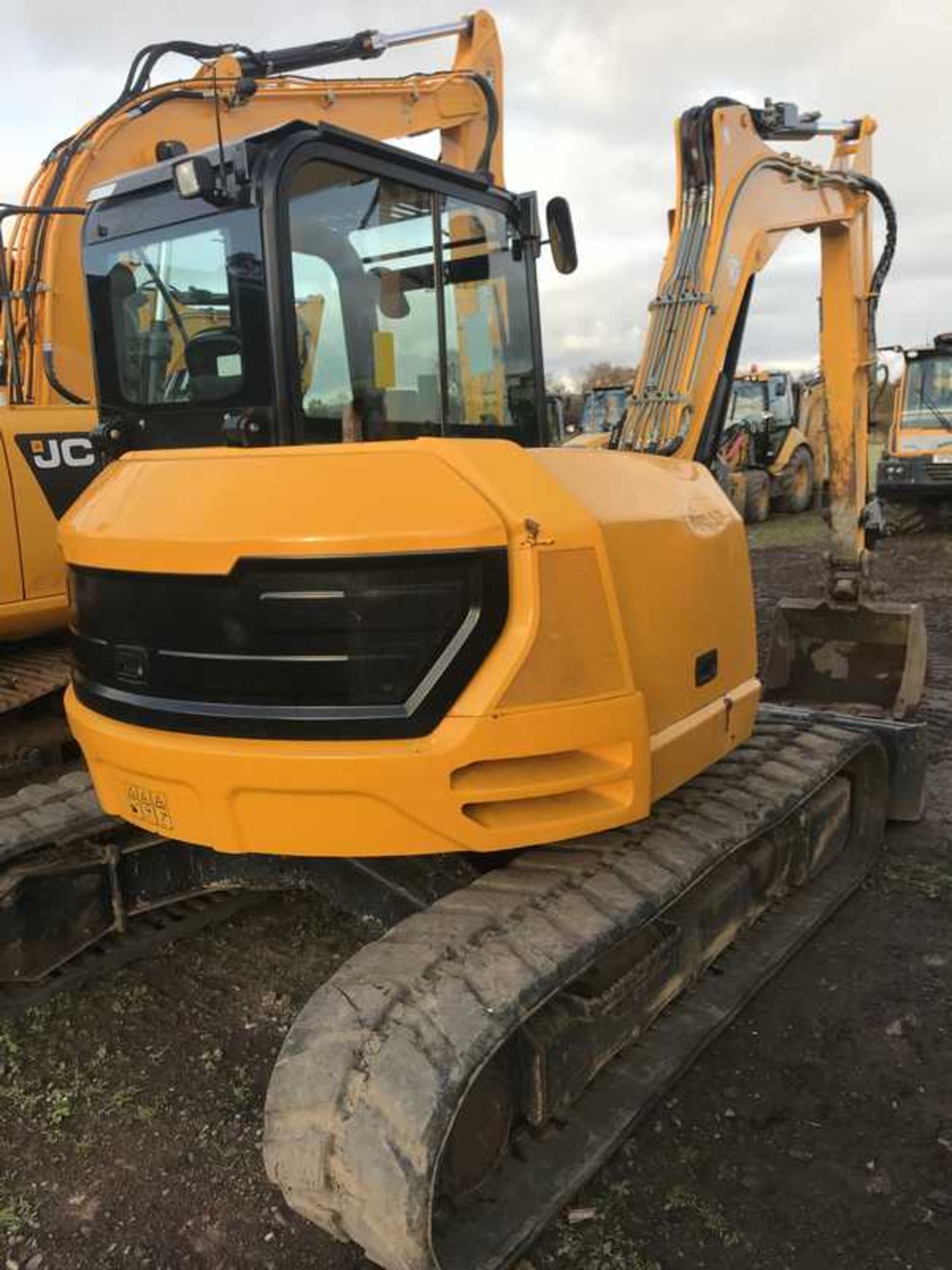 2015 JCB 85Z-1 midi-excavator c/w rubber tracks, q/hitch, air con, bladeVIN - JCB085Z1E02249176 48 - Image 17 of 26