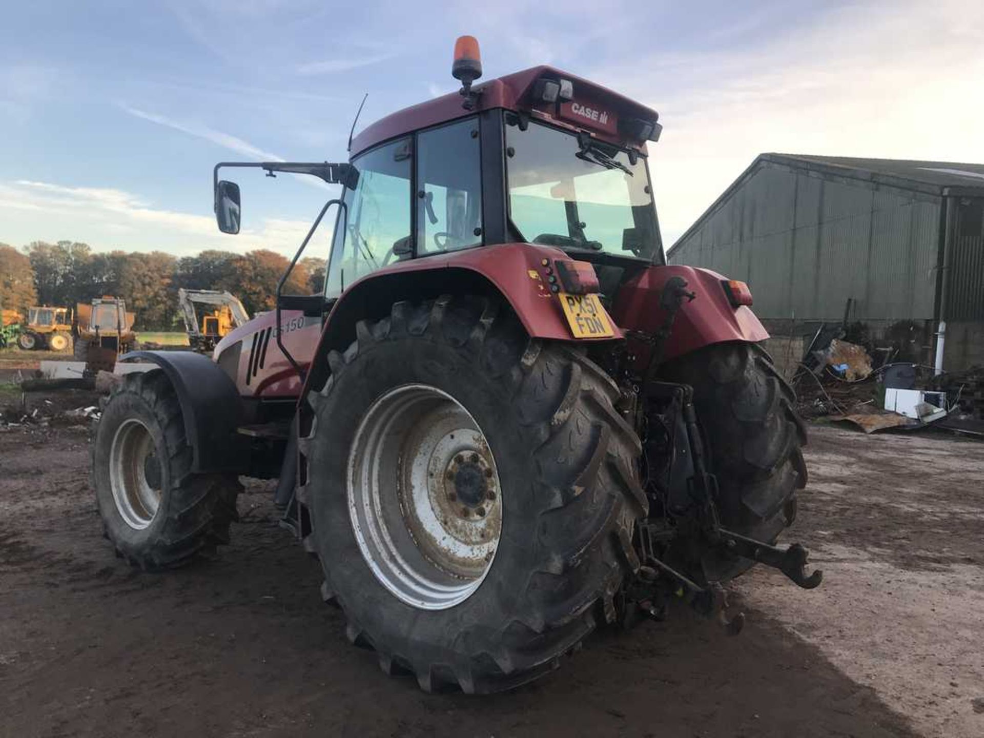 2002 CASE C150 4 wd tractor Reg No PX51 FDN 9340 hrs (not verified) - Image 6 of 15