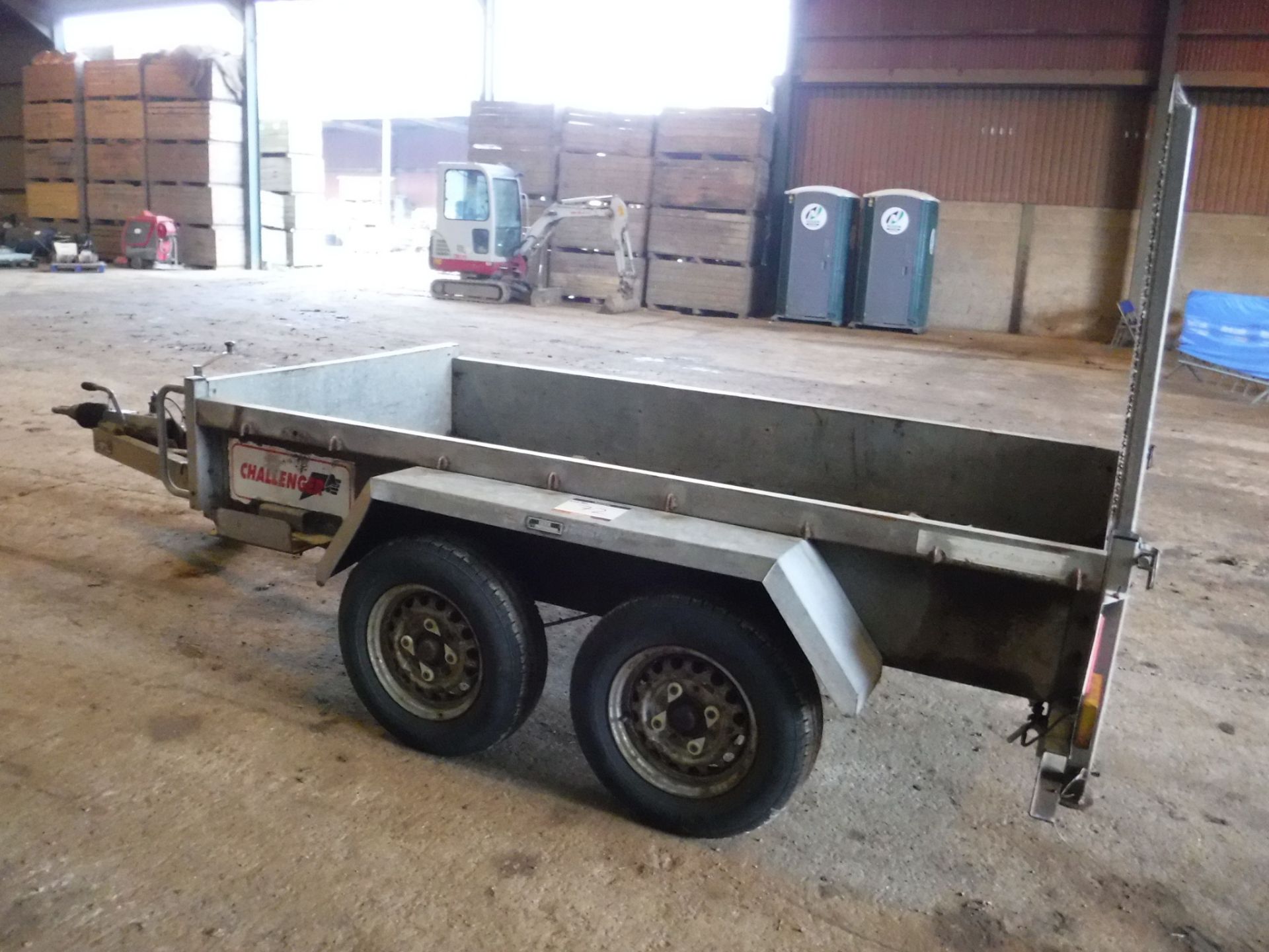 INDESPENSION TWIN AXLE PLANT TRAILER