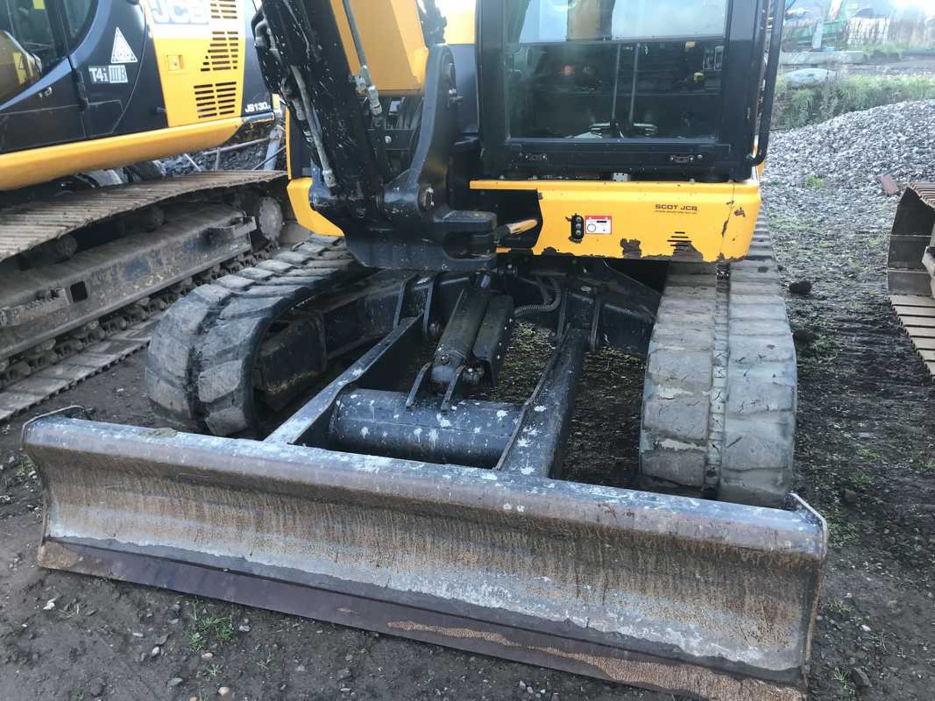 2015 JCB 85Z-1 midi-excavator c/w rubber tracks, q/hitch, air con, bladeVIN - JCB085Z1E02249176 48 - Image 11 of 26