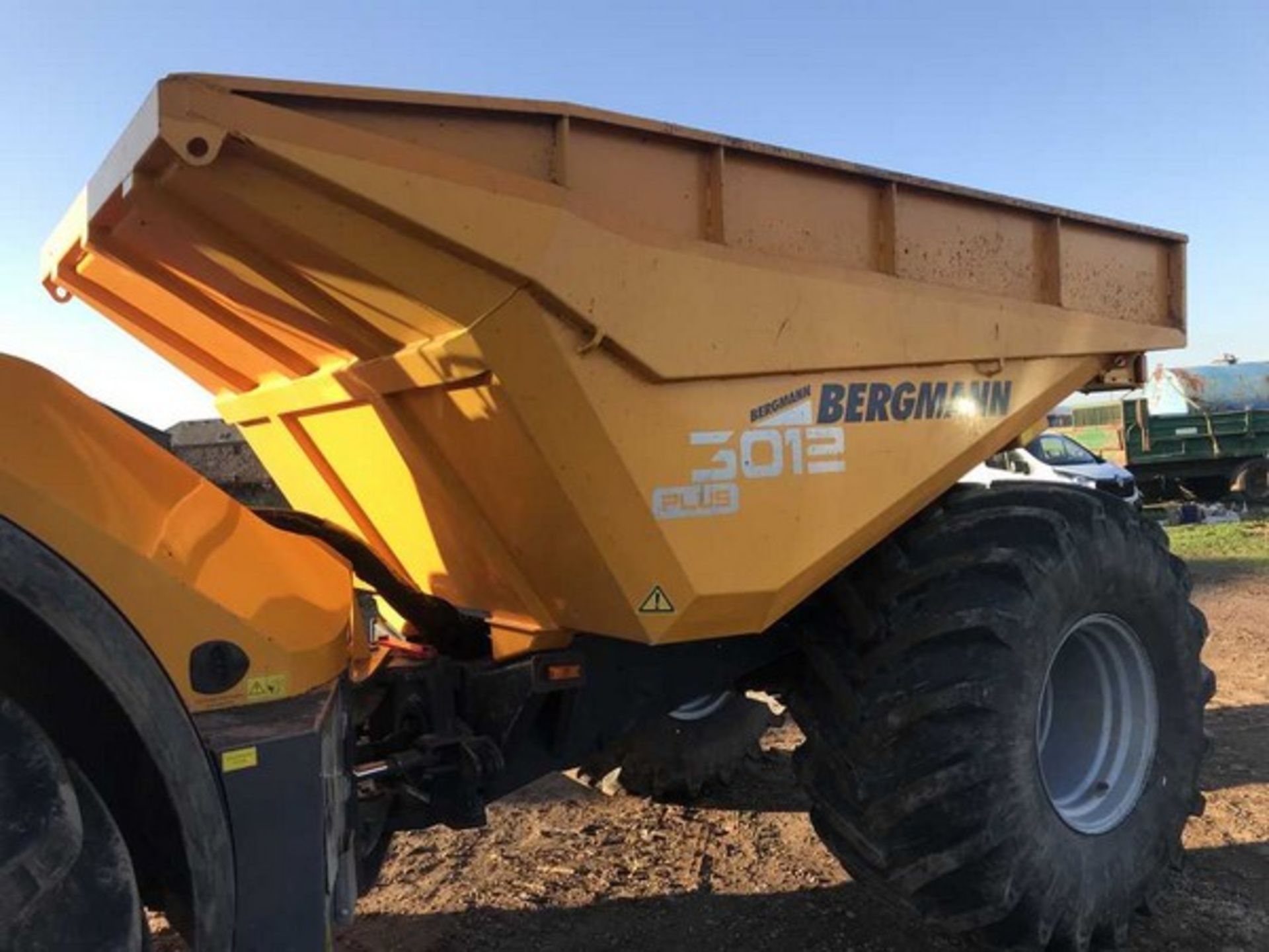 2014 BERGMAN 3012 PLUS wheeled dumper. ***MANUFACTURED 2014 FIRST REGISTERED IN THE UK 2016*** Reg - Bild 7 aus 20