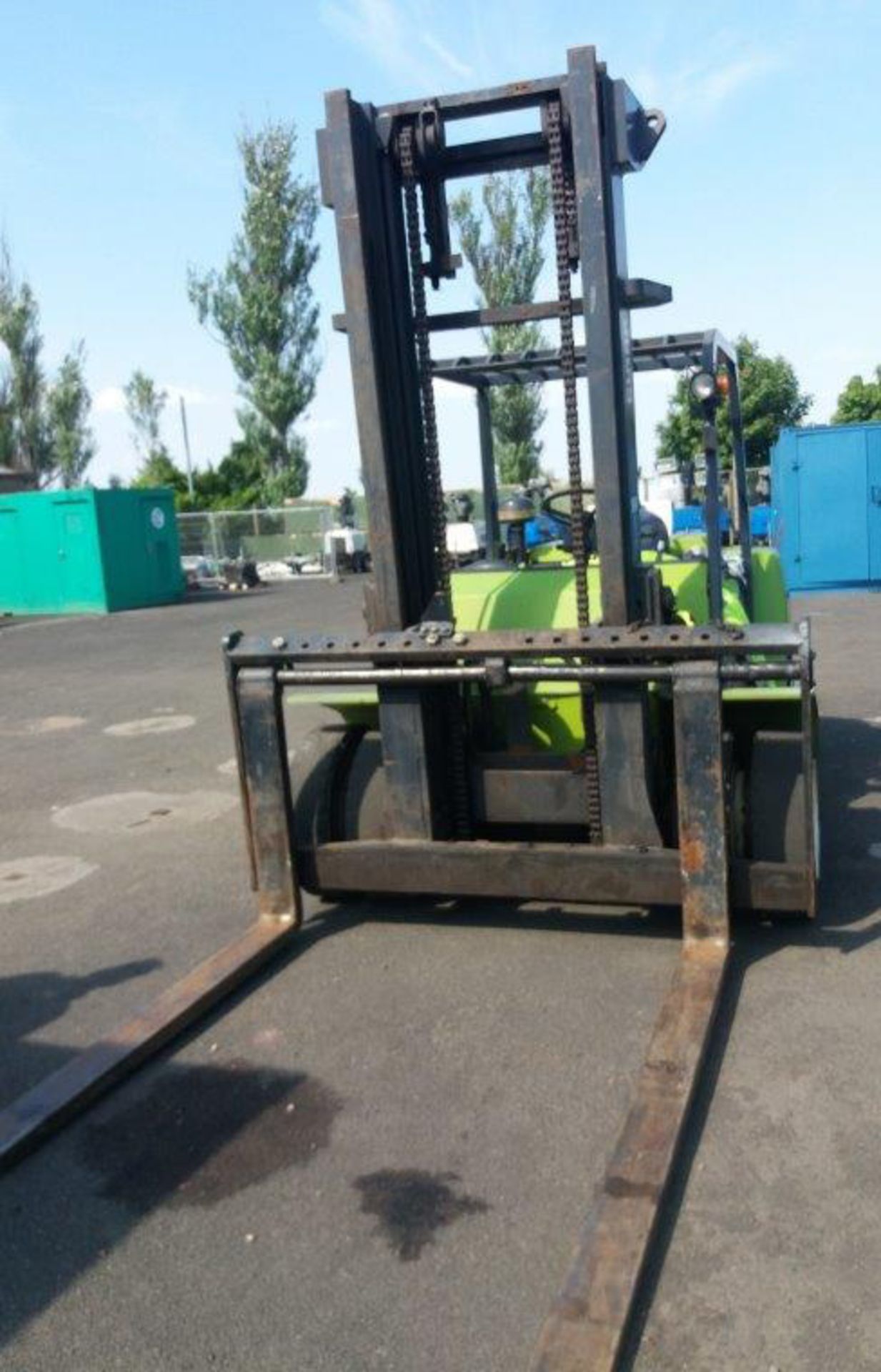 2008 CLARK forklift. Model CMP70D, S/N CMP57OD-0008-9888KF. 9365hrs (not verified) ** To be sold fro - Bild 5 aus 10