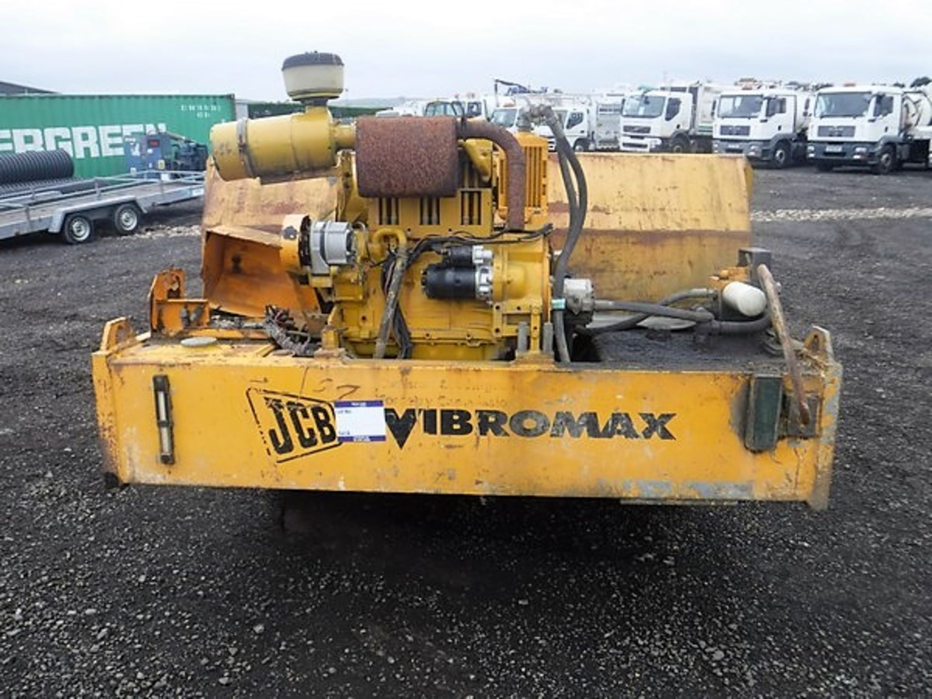 JCB VIBROMAX VMT651 single drum vibrating roller 2.1m wide. Ex Environmental Agency 1002 hrs (not ve - Bild 5 aus 9