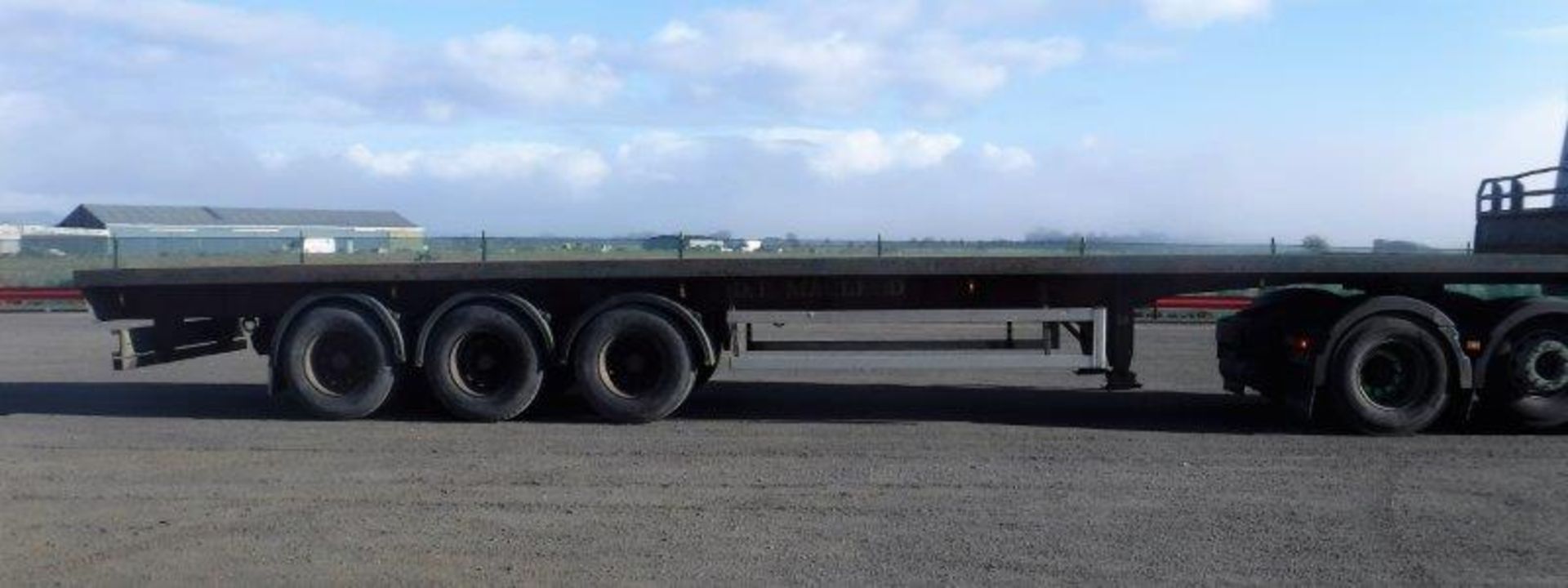 2005 MONTRACON triaxle flat bed trailer MOT April 2019 - Image 8 of 12