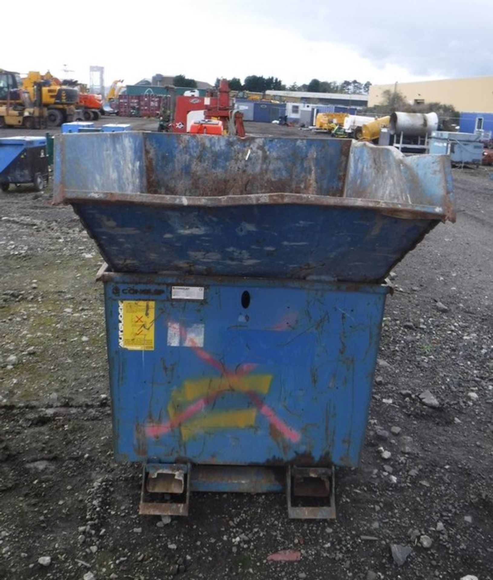 2015 CONQUIP 1200ltr tipping skips X 2 S/N CQ47581 & CQ47522 - Bild 2 aus 5