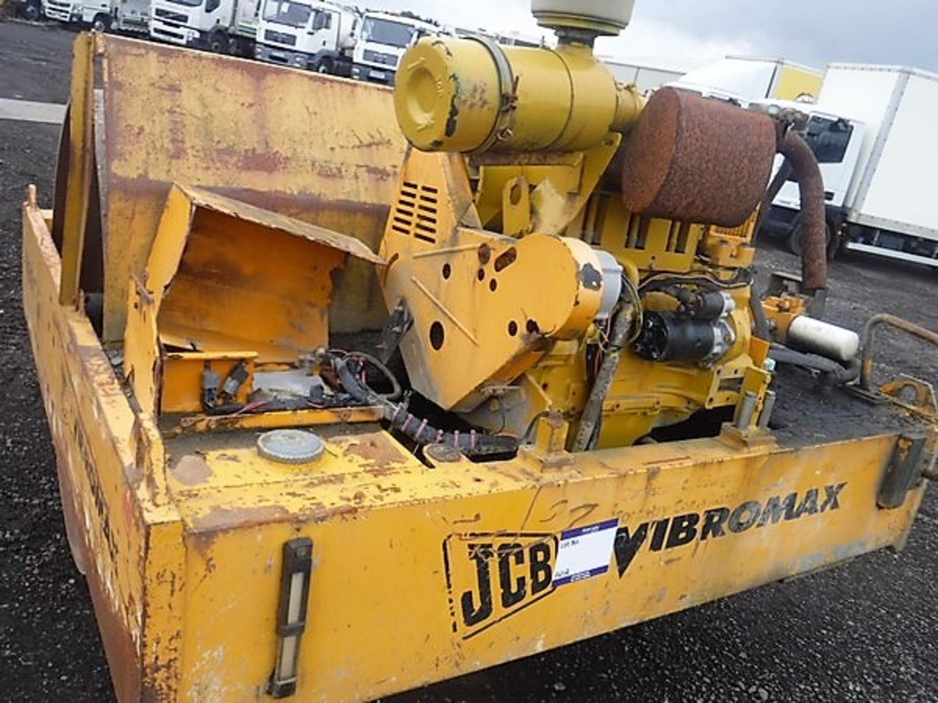 JCB VIBROMAX VMT651 single drum vibrating roller 2.1m wide. Ex Environmental Agency 1002 hrs (not ve - Bild 6 aus 9