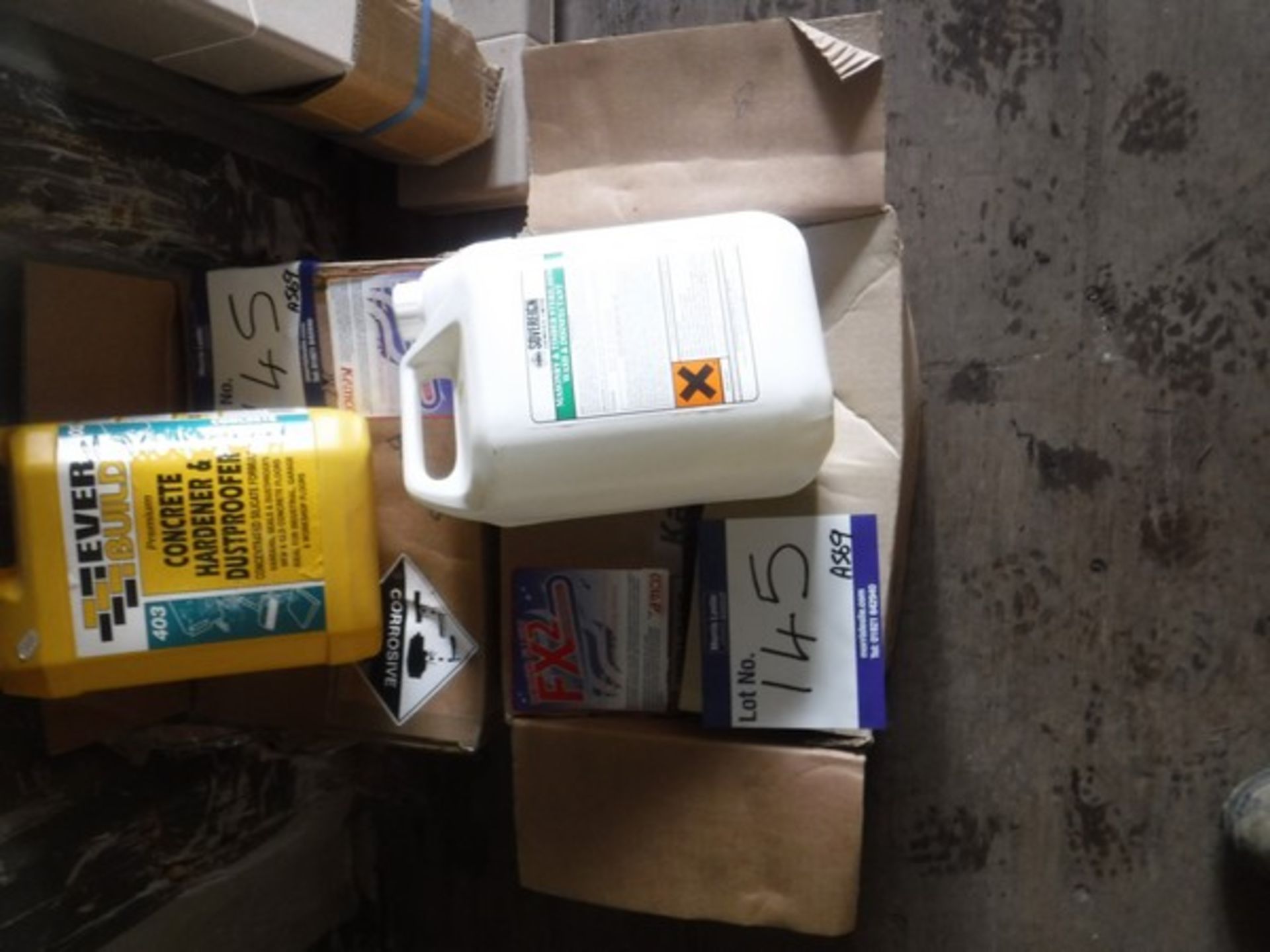 2 boxes of Everbuild concrete hardener, masonry and timber disinfectant - Image 5 of 8