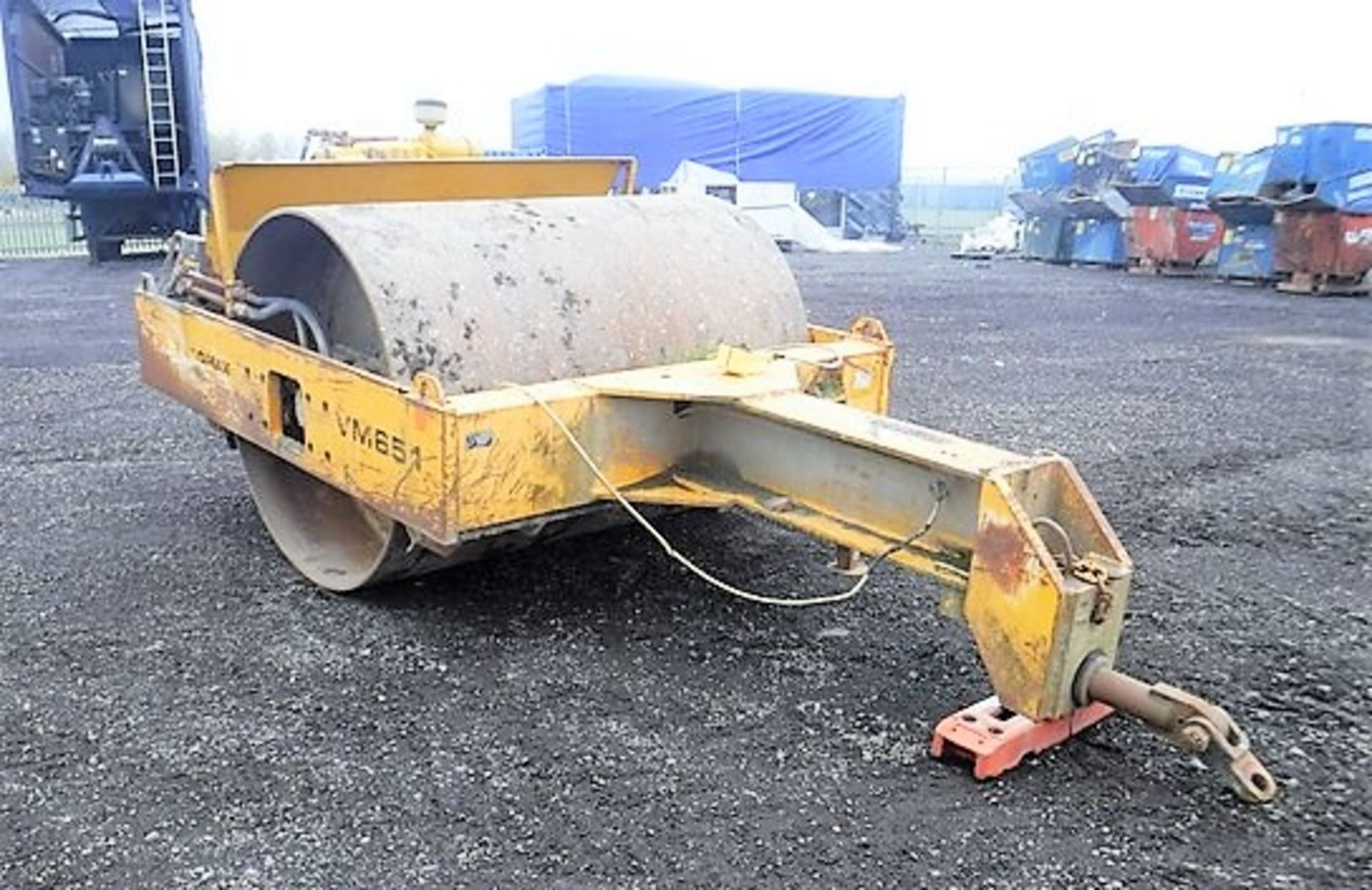 JCB VIBROMAX VMT651 single drum vibrating roller 2.1m wide. Ex Environmental Agency 1002 hrs (not ve - Bild 3 aus 9