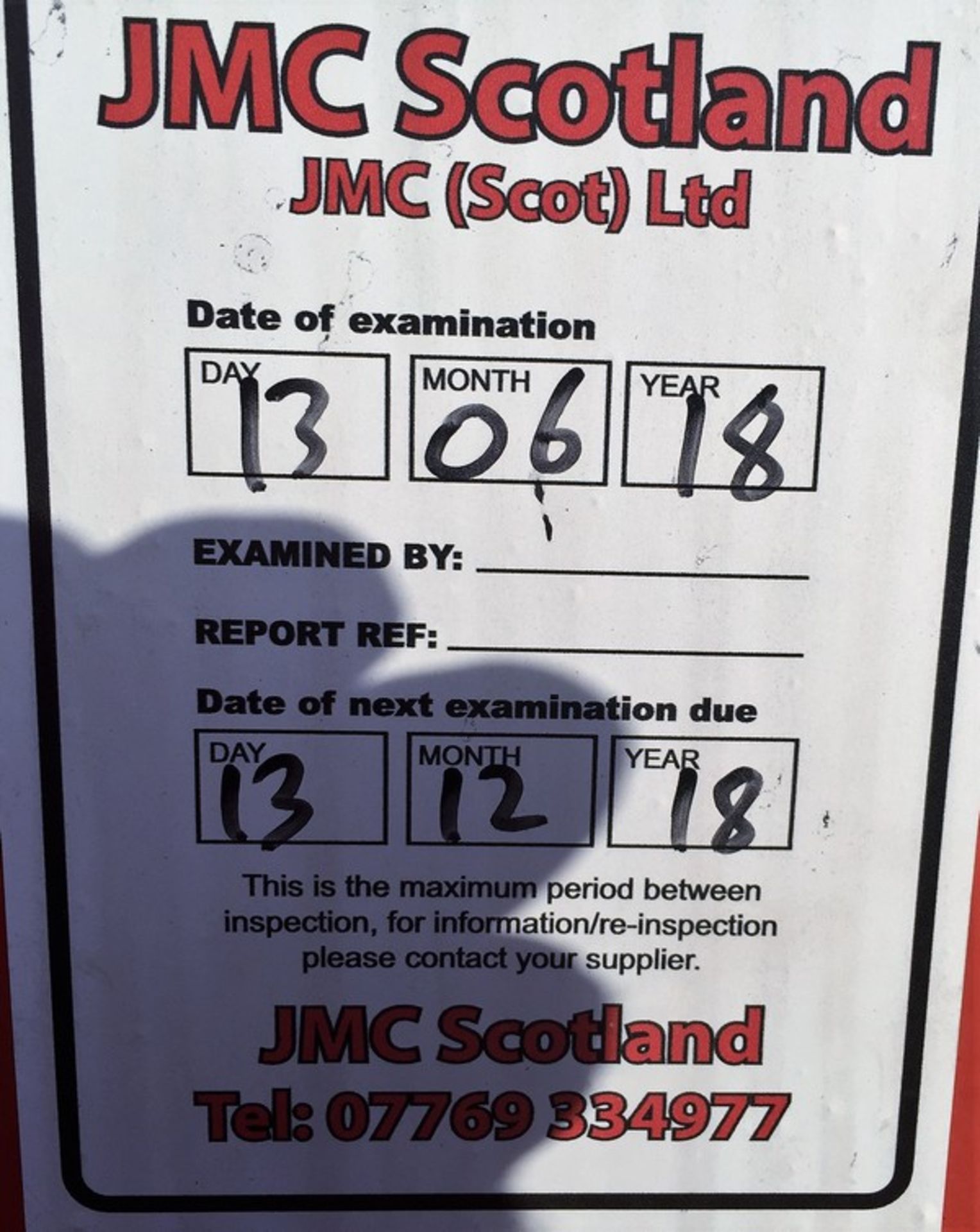 2014 SKYJACK SJ46AF. Test 13.12.18, 4wd foam filled tyres. 550 hrs - Image 7 of 7