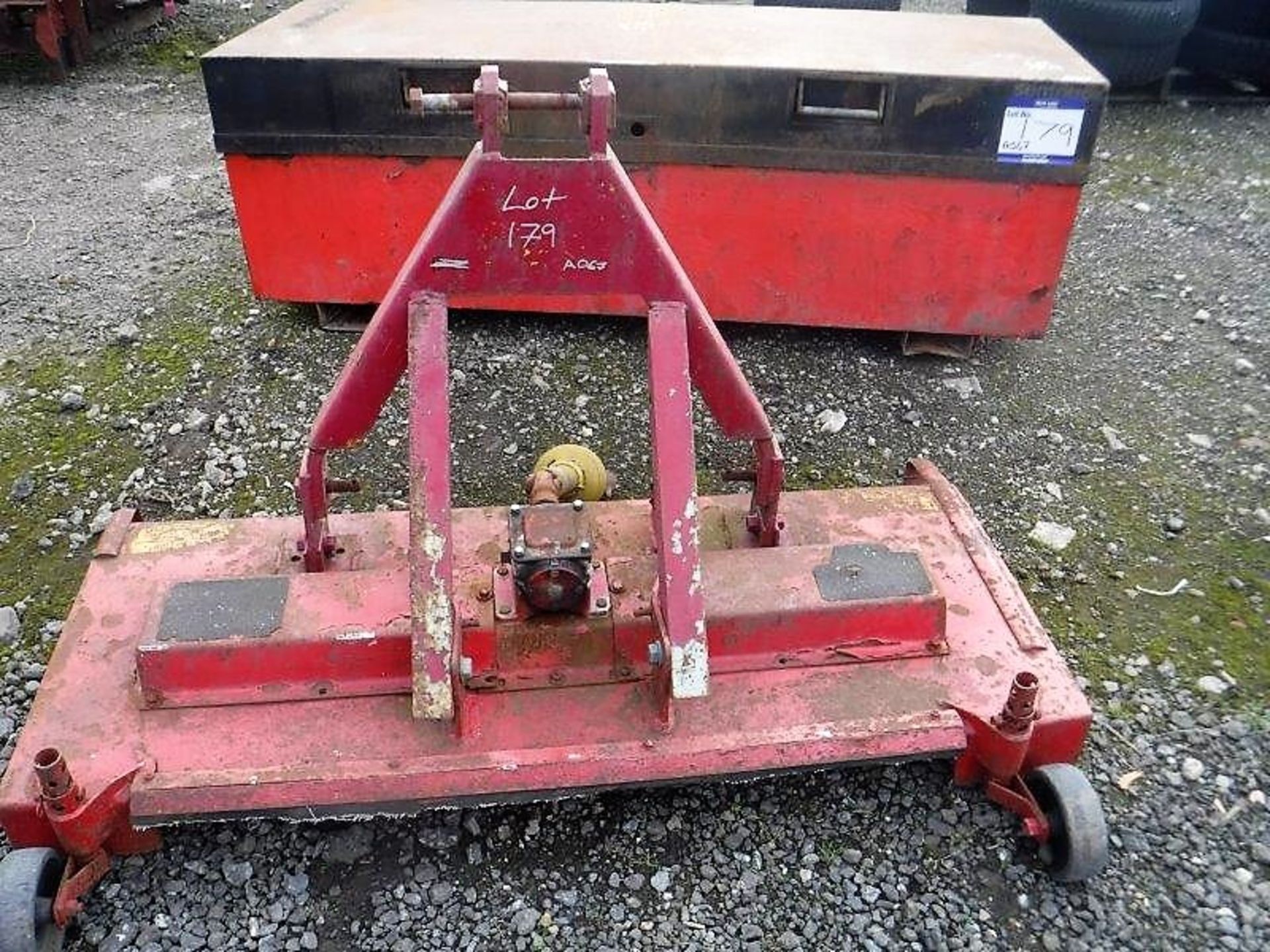 TOOL BOX , strimmer c/w 2 heels and flail deck - Image 2 of 2