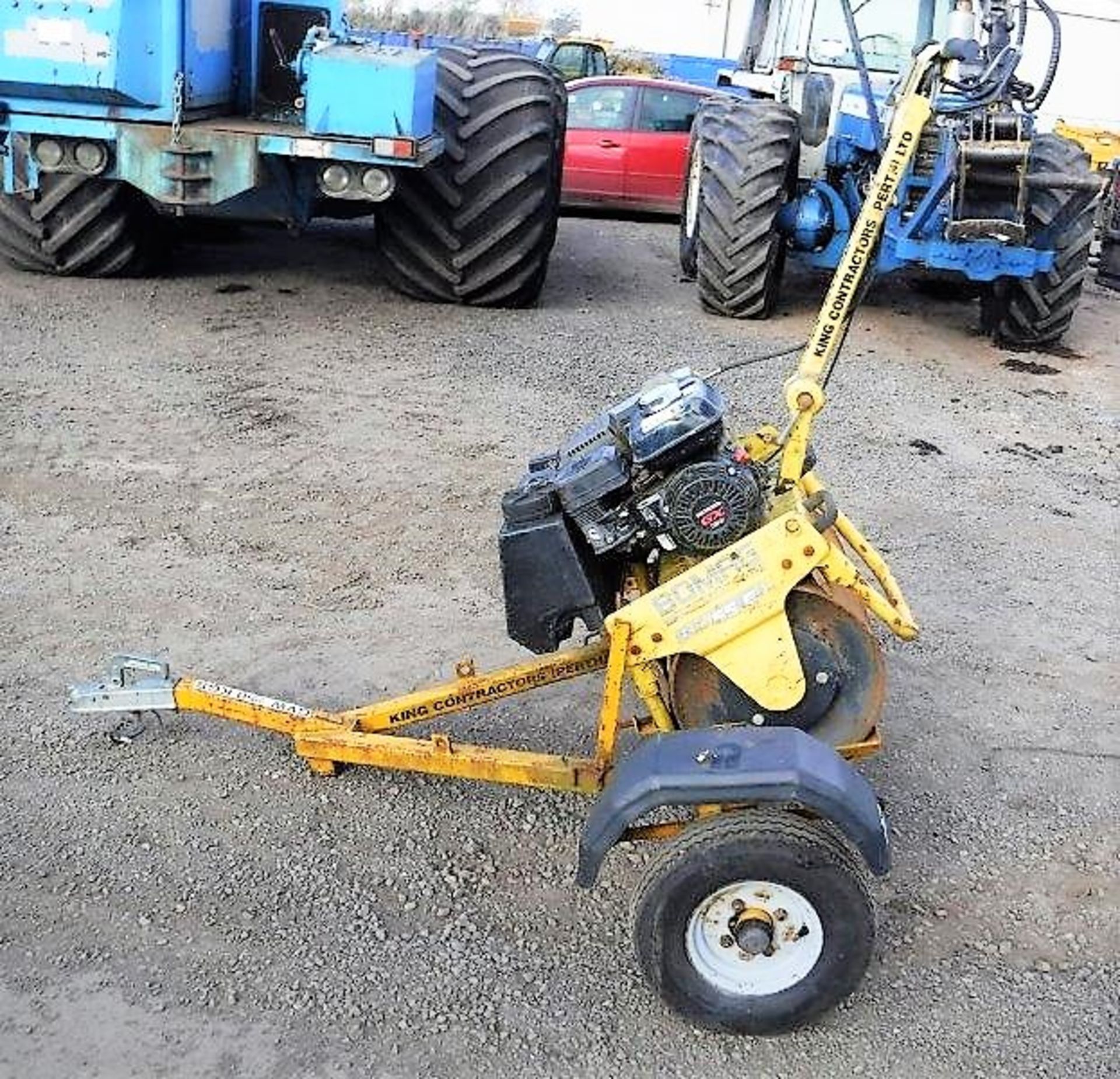 2008 BOMAG BW55E c/w roller trailer Ref No B1504 S/N1016208339